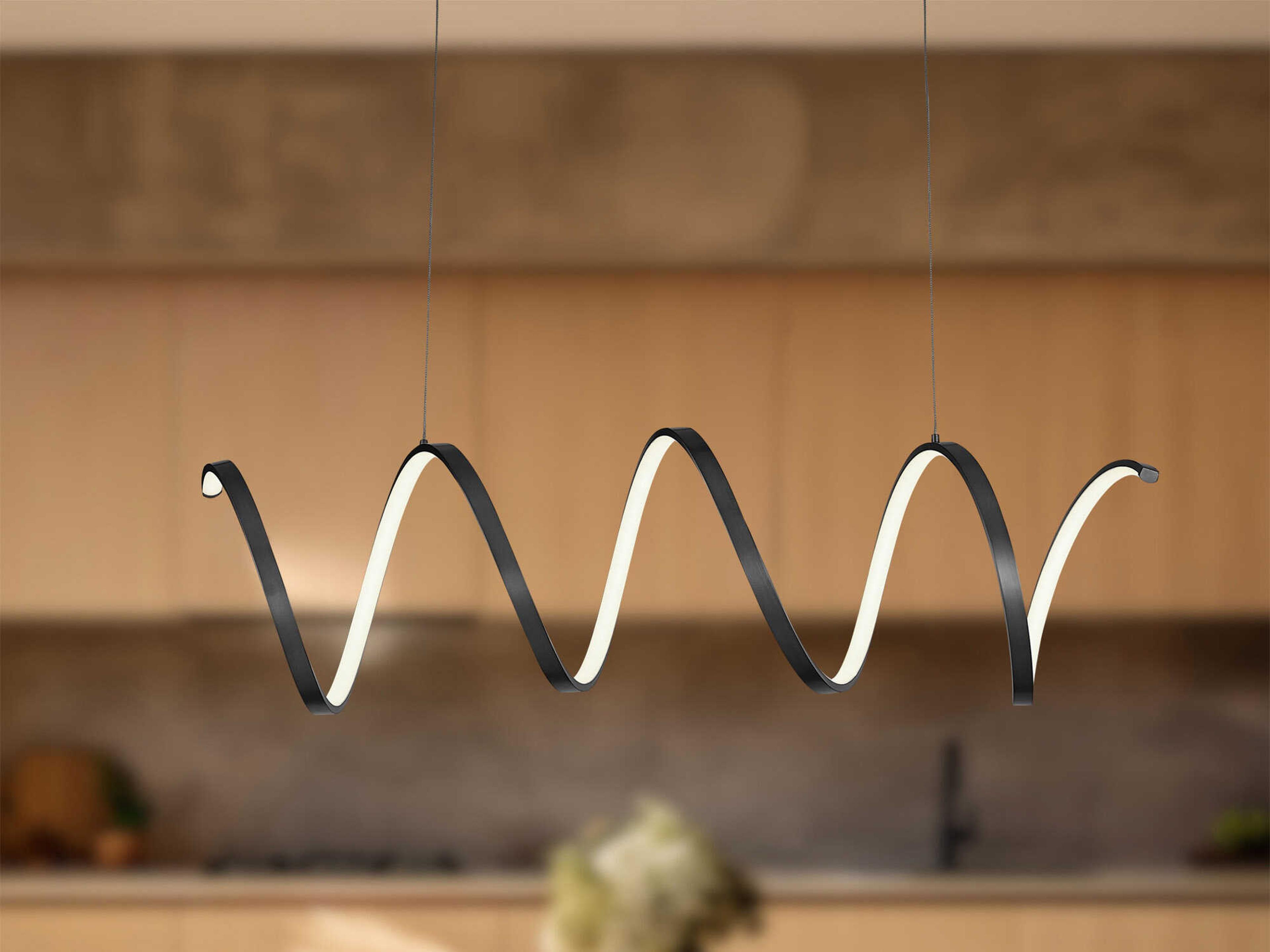 Kuzco Lighting Synergy Black Island Pendant