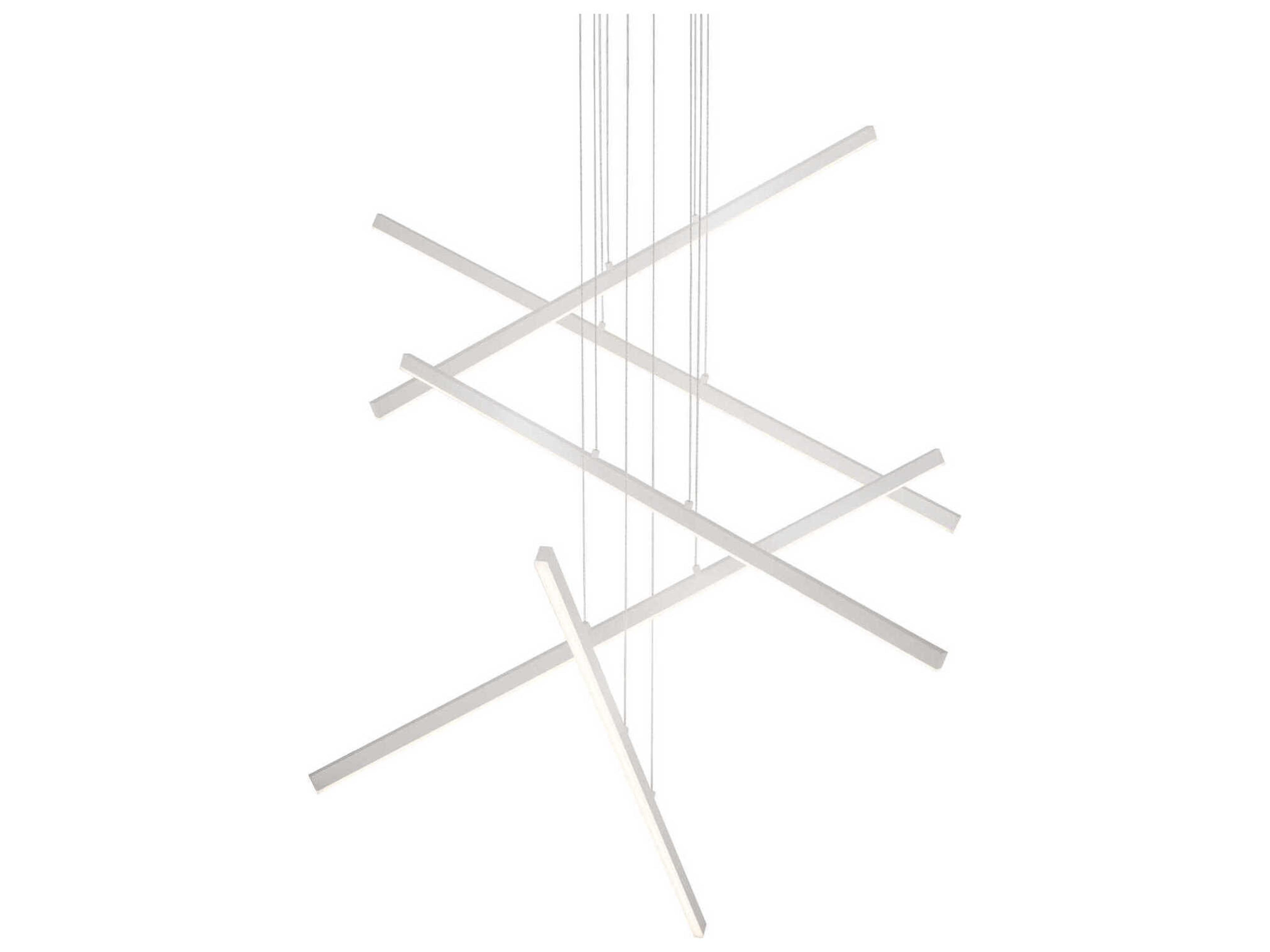 Vega Brushed Nickel Linear Pendant