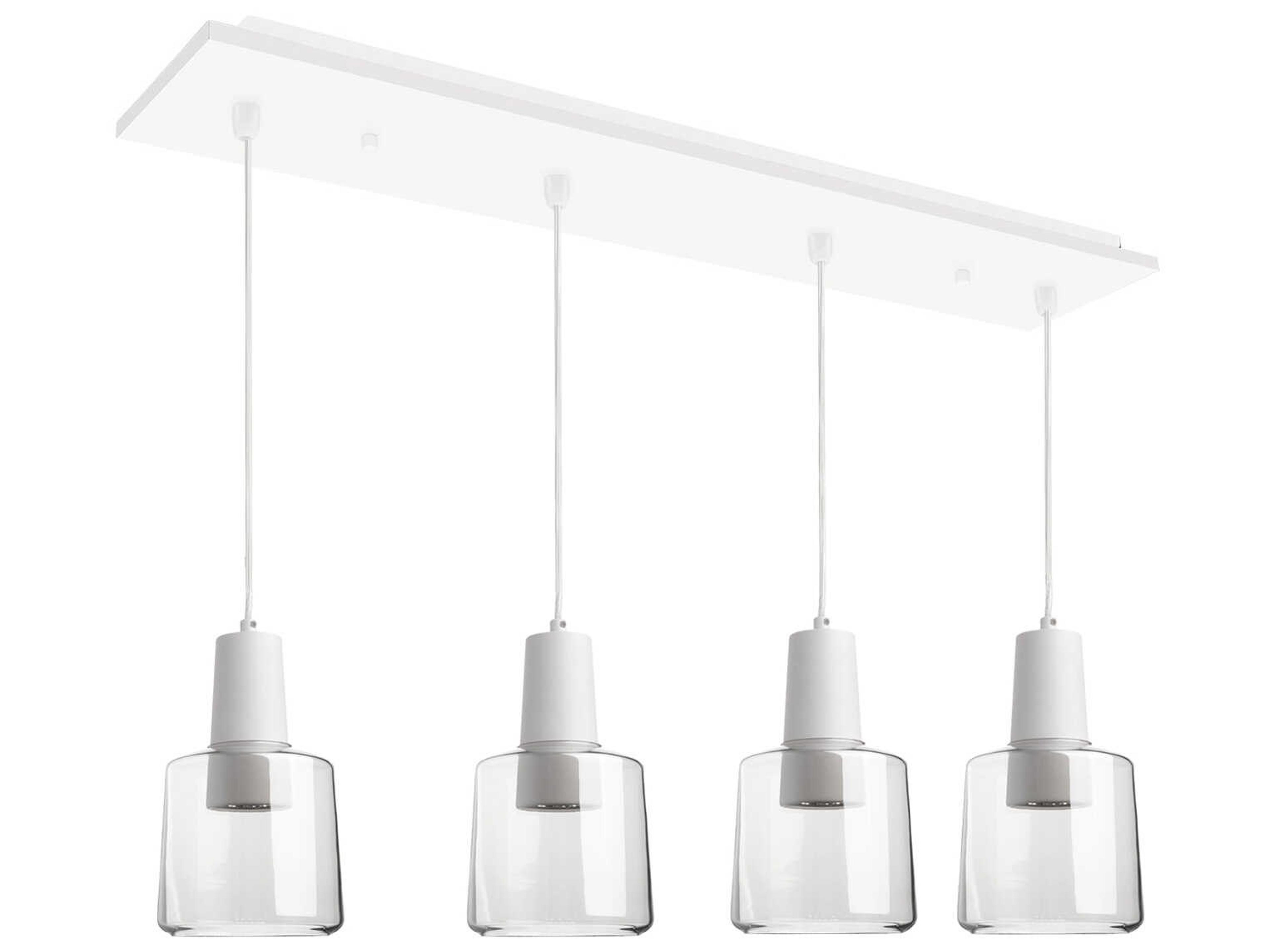 Samson 4-Light White Island Pendant