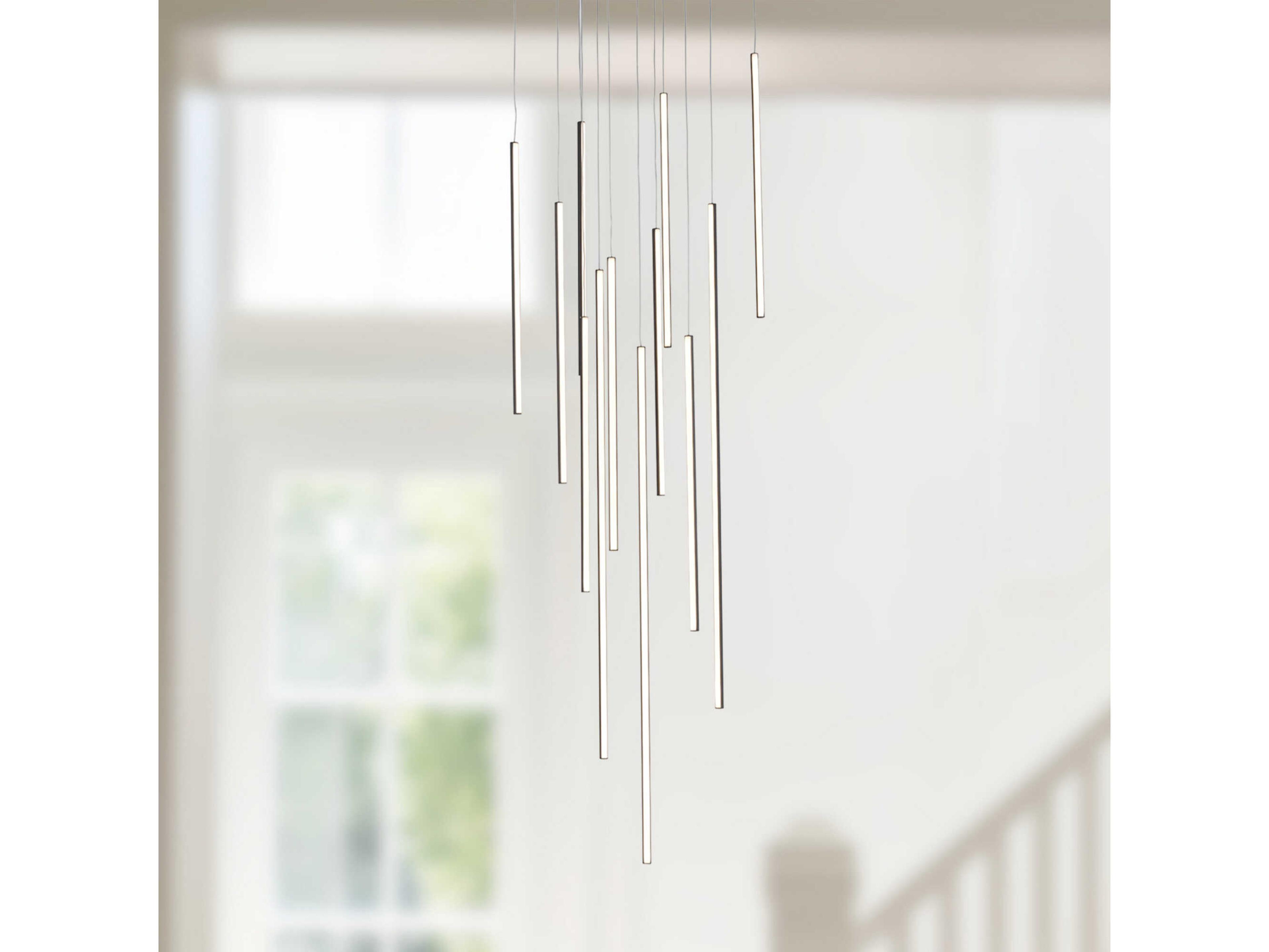 Kuzco Lighting Chute Black Linear Pendant