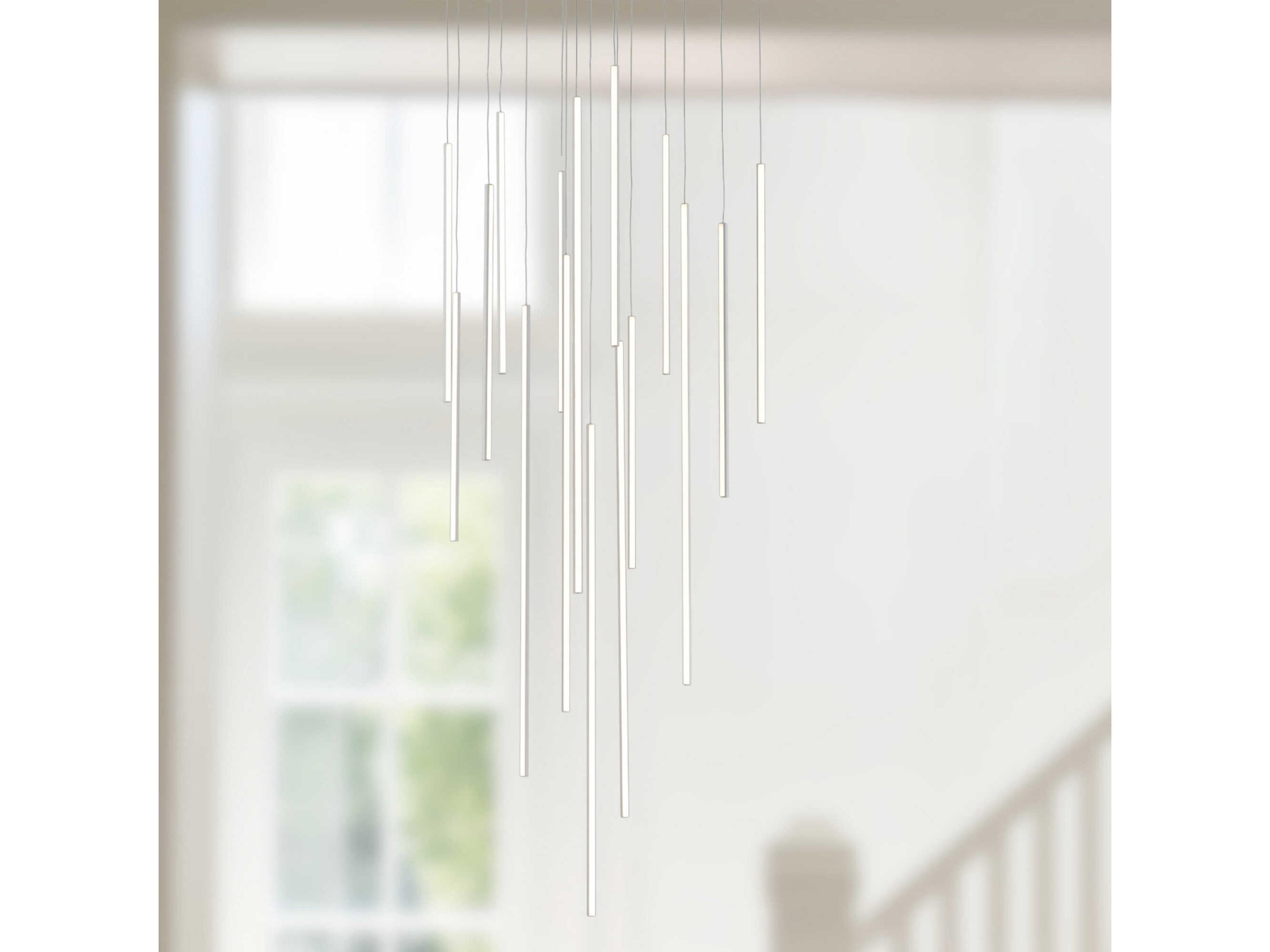 Kuzco Lighting Chute White Linear Pendant