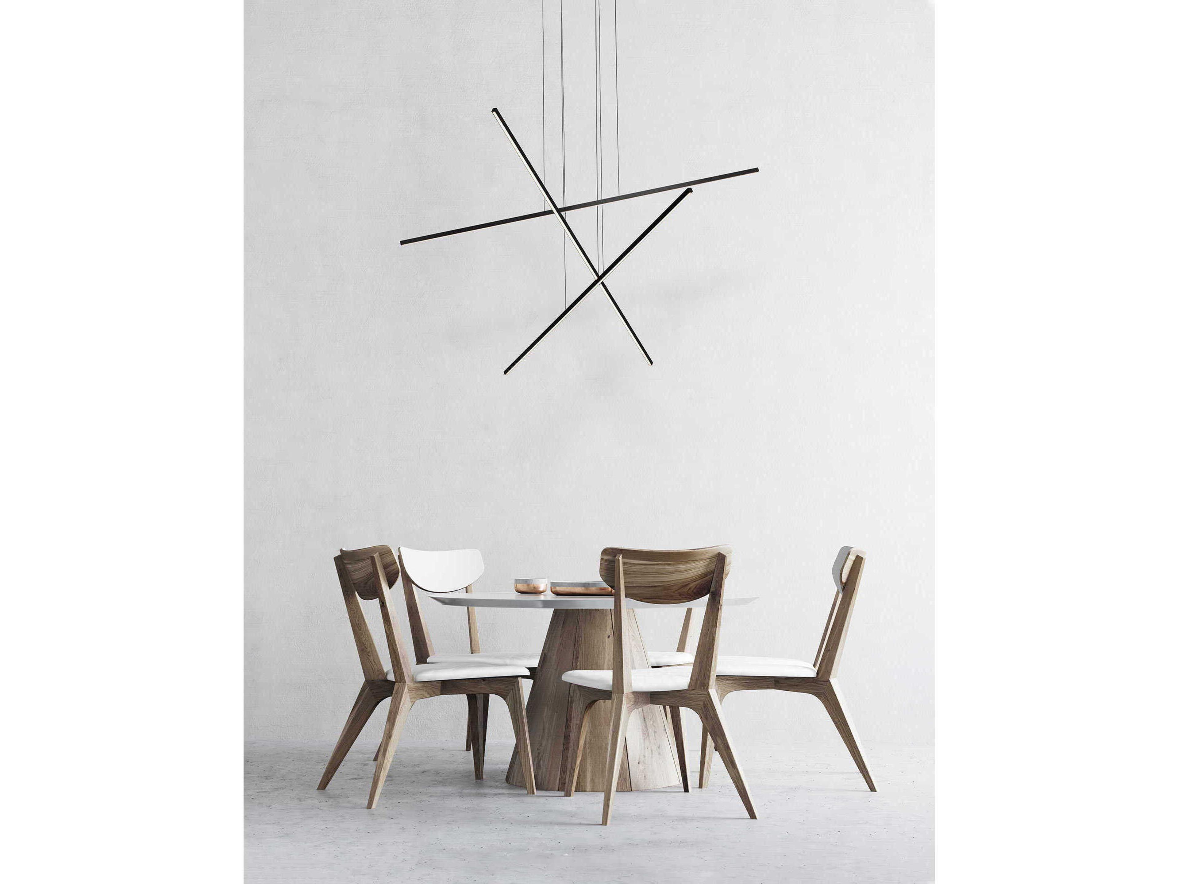 Kuzco Lighting Vega Minor Black Linear Pendant