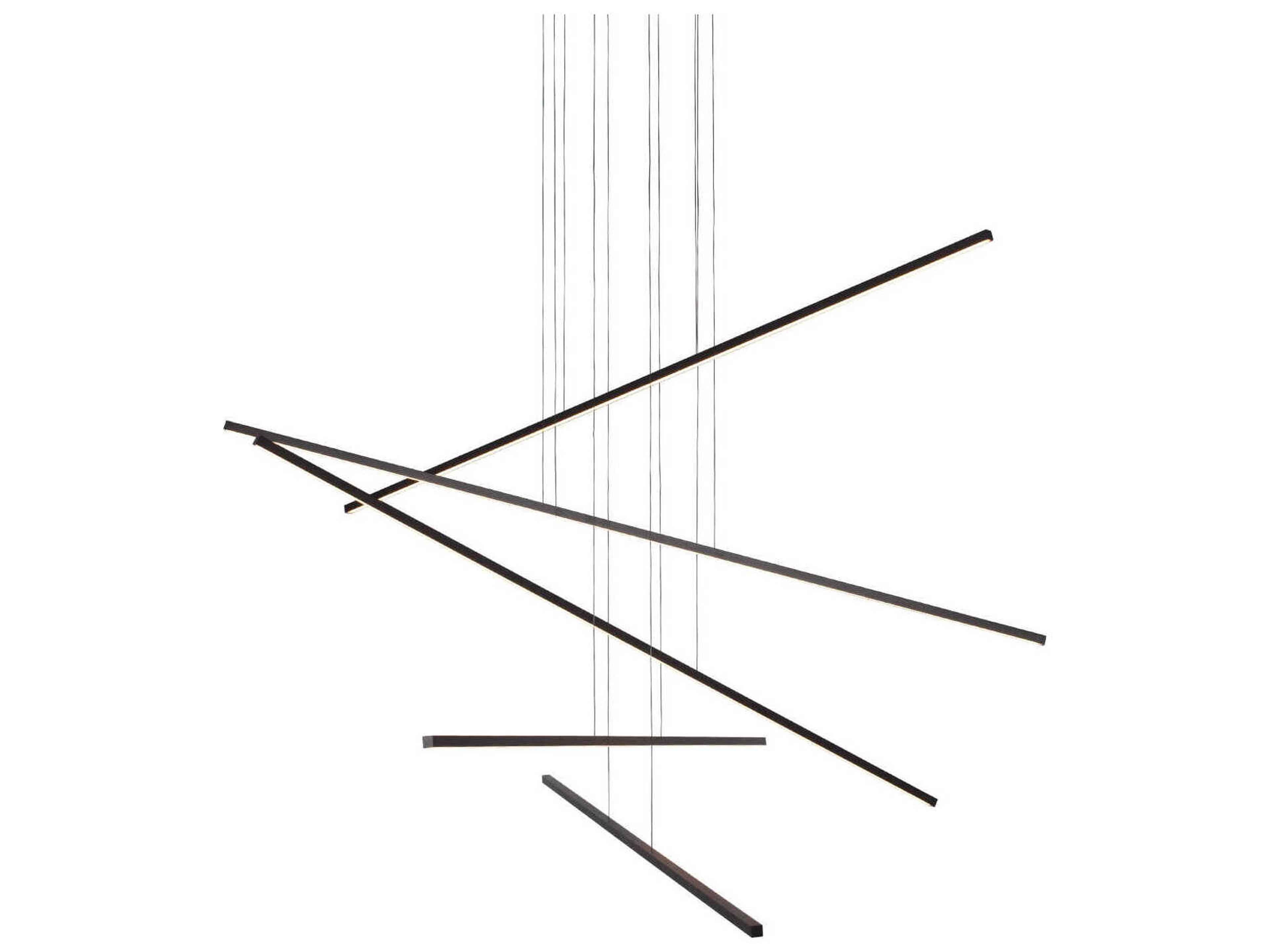 Kuzco Lighting Vega Minor Black Linear Pendant