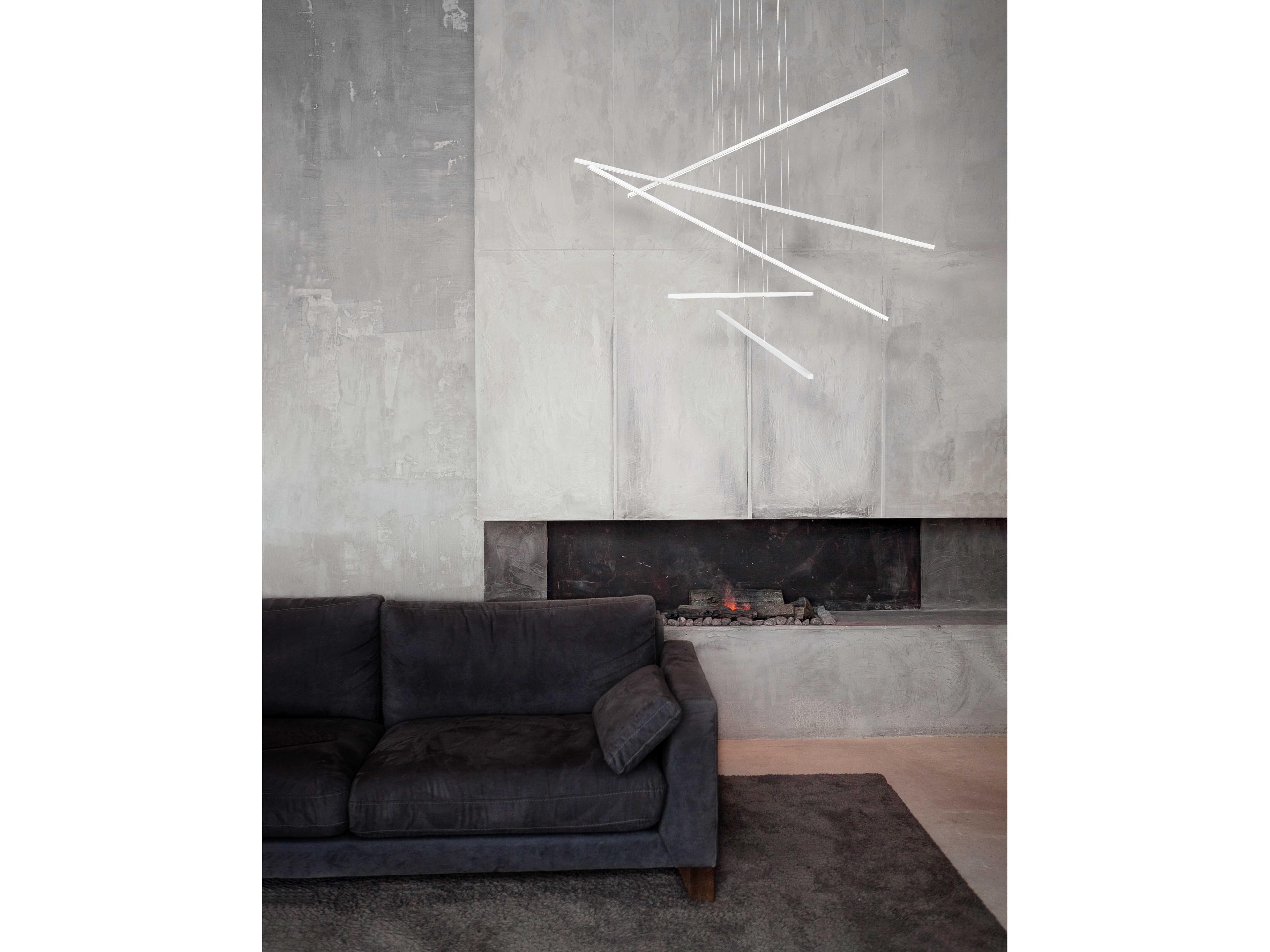 Kuzco Lighting Vega Minor White Linear Pendant