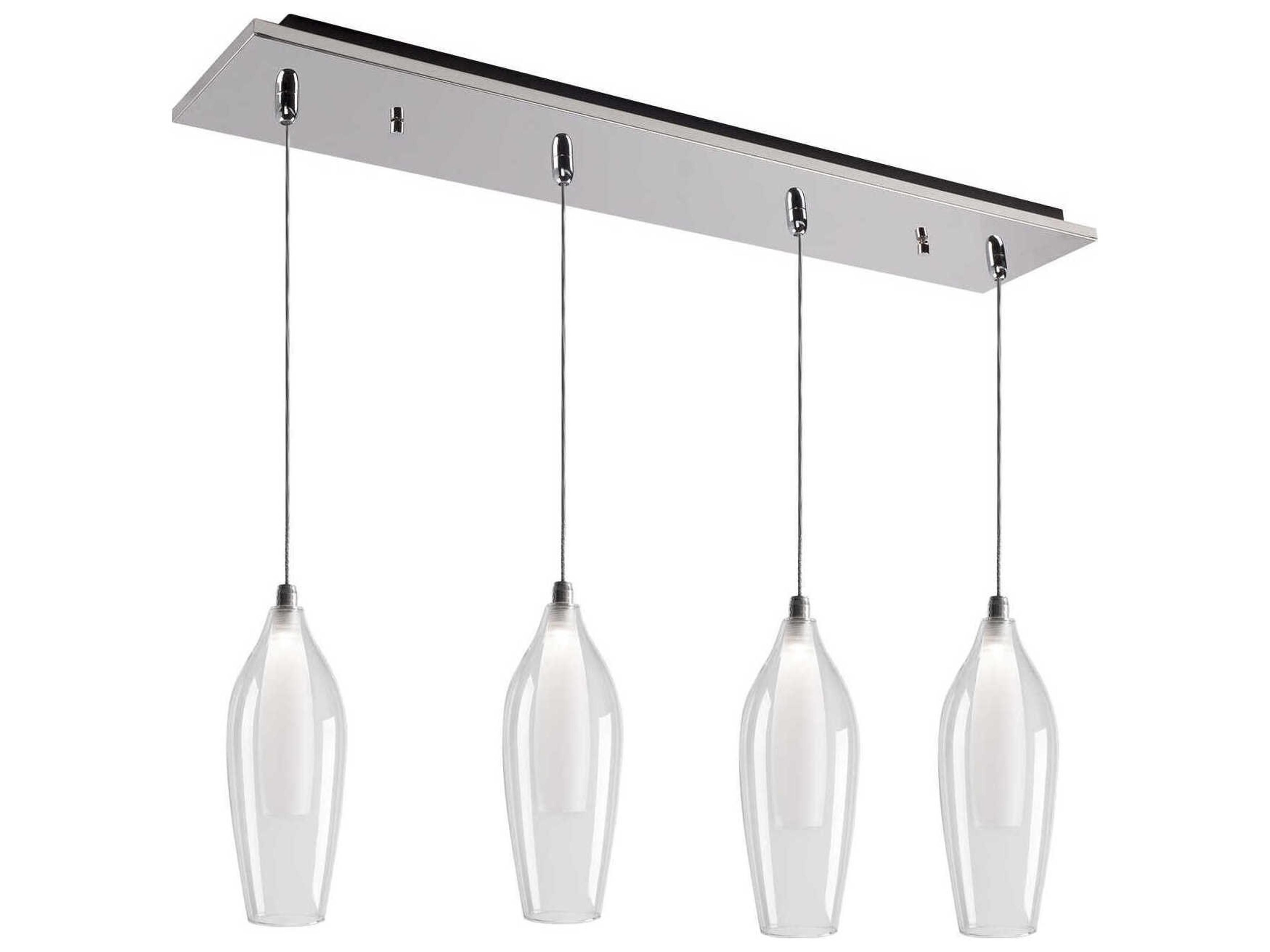 Victoria 4-Light Chrome Island Pendant