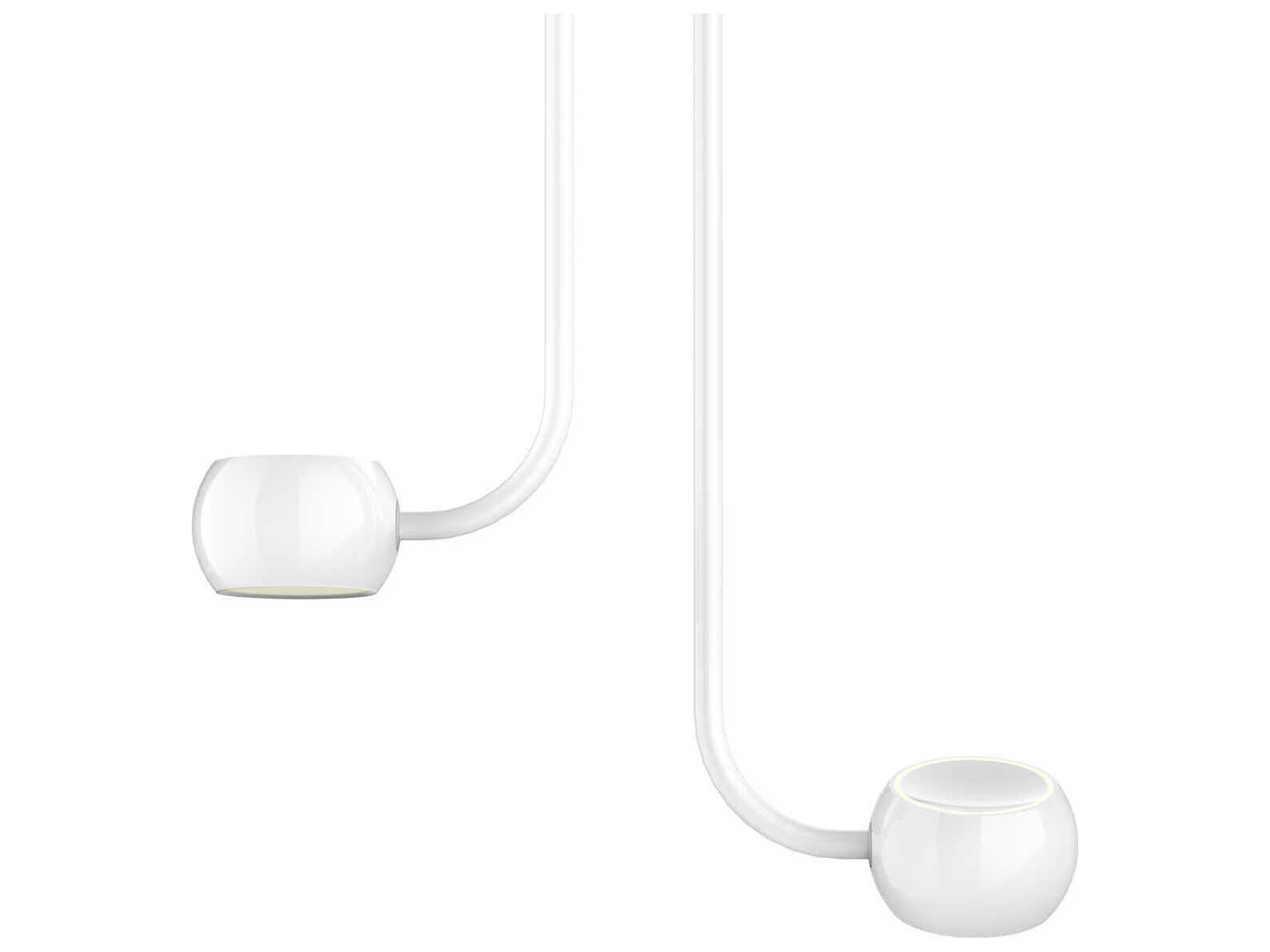 Flux Gloss White Round Pendant