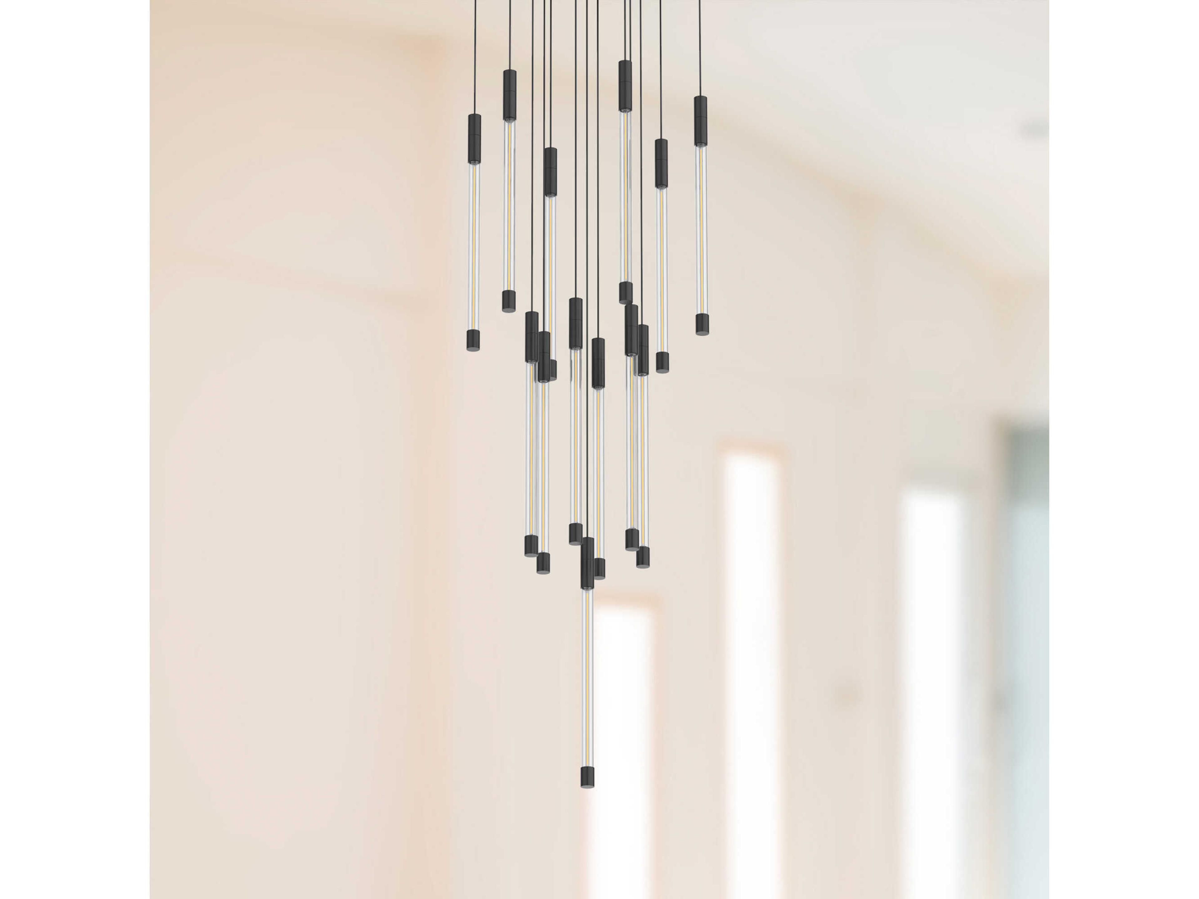 Kuzco Lighting Motif Black Linear Pendant