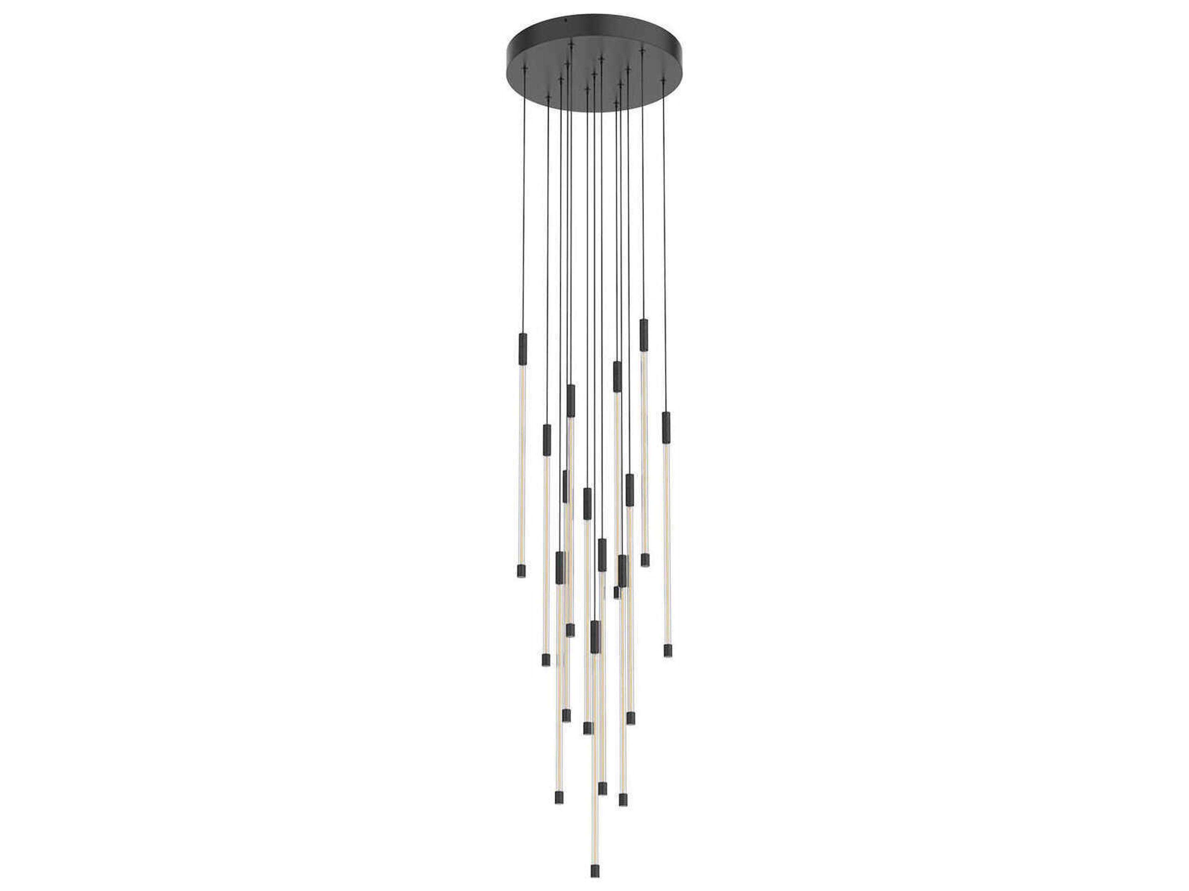 Kuzco Lighting Motif Black Linear Pendant