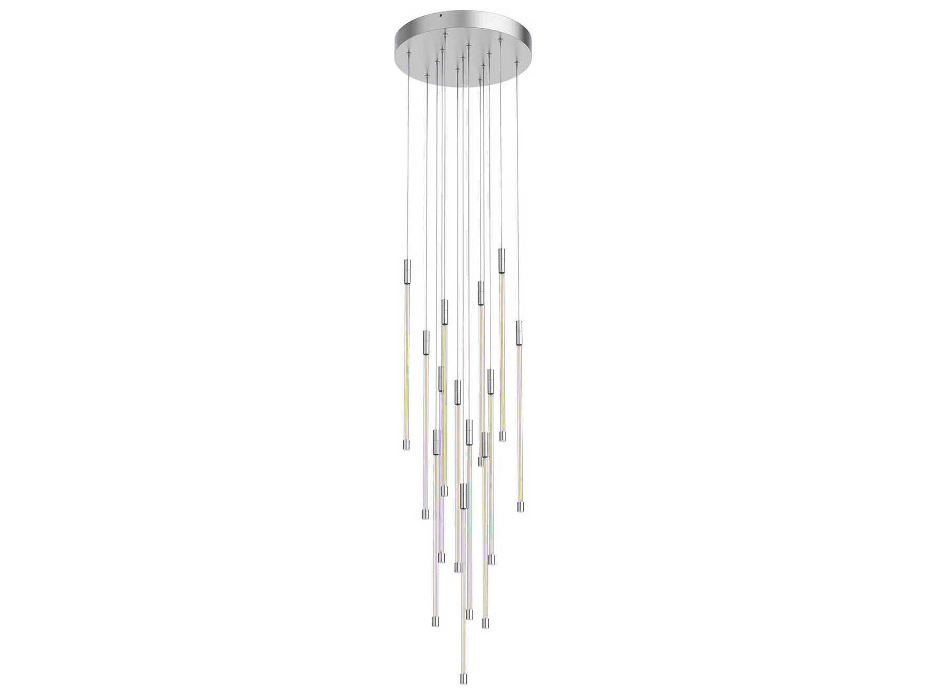 Kuzco Lighting Motif Chrome Linear Pendant