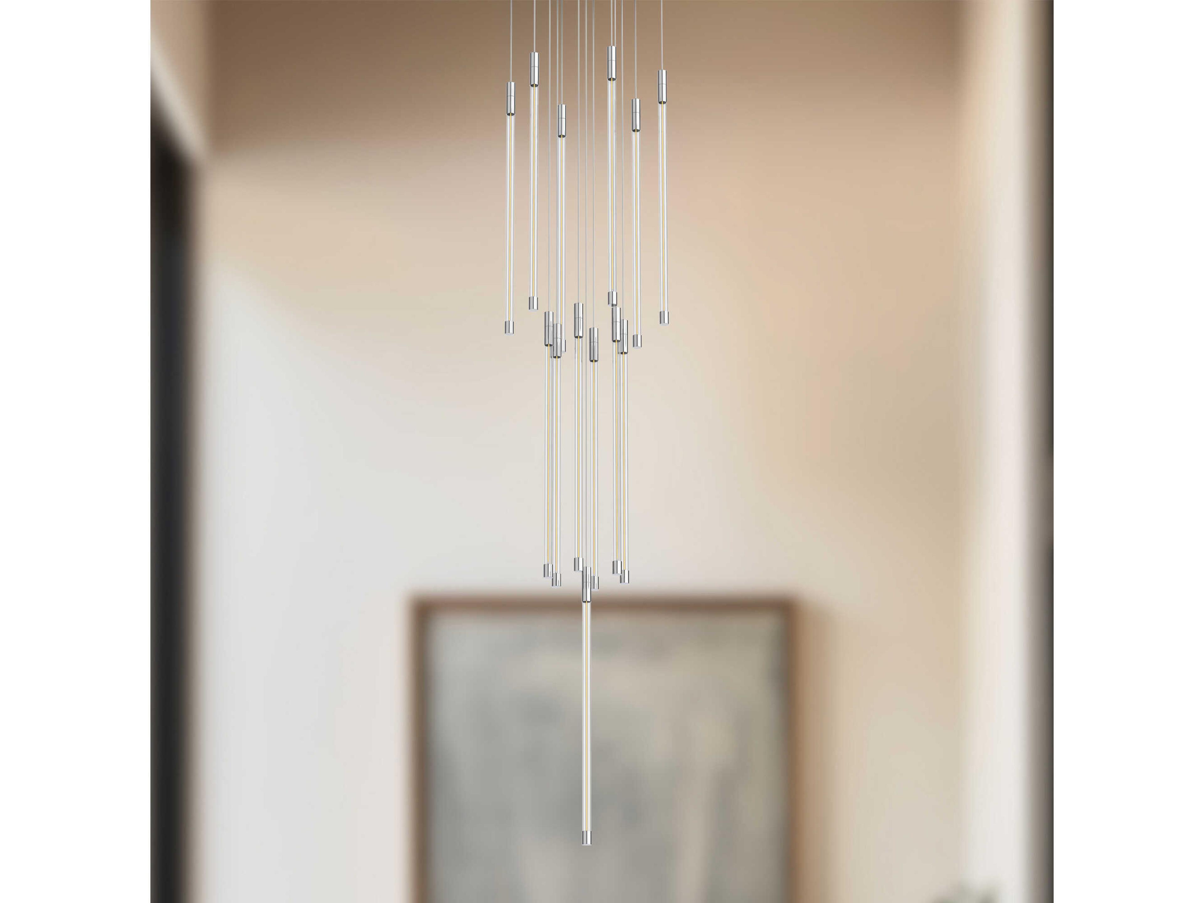 Kuzco Lighting Motif Chrome Linear Pendant