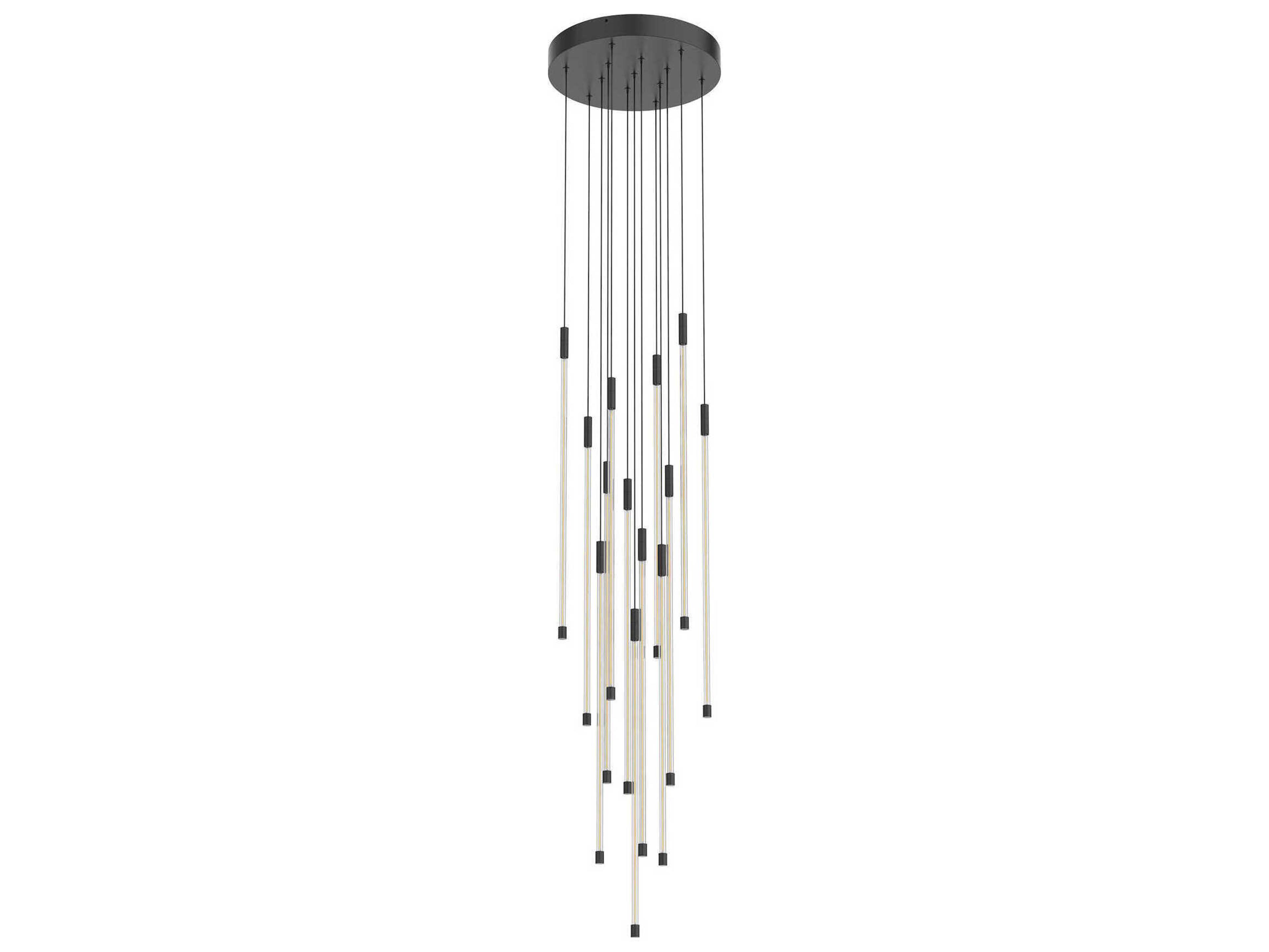 Kuzco Lighting Motif Black Linear Pendant