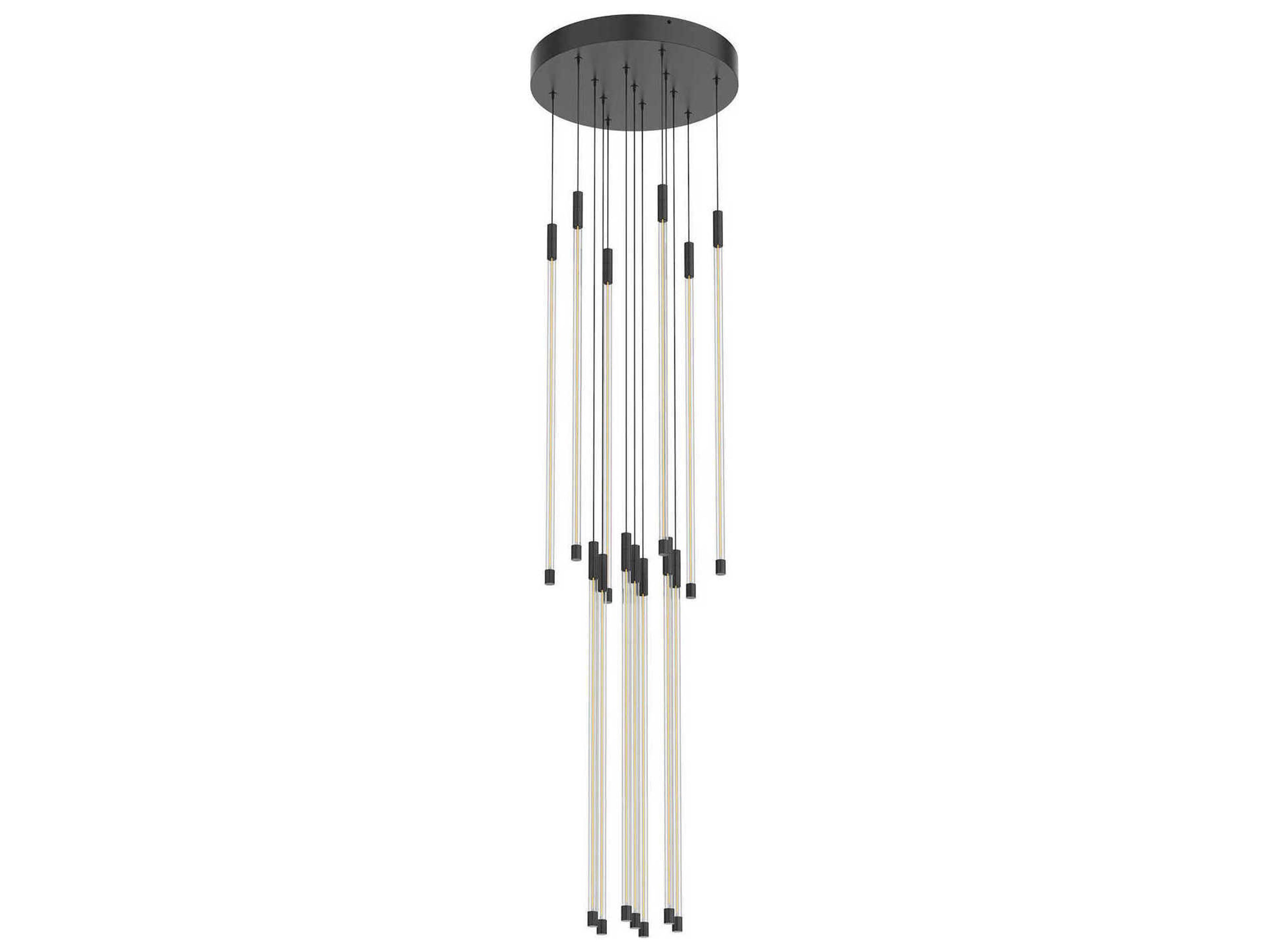 Kuzco Lighting Motif Black Linear Pendant