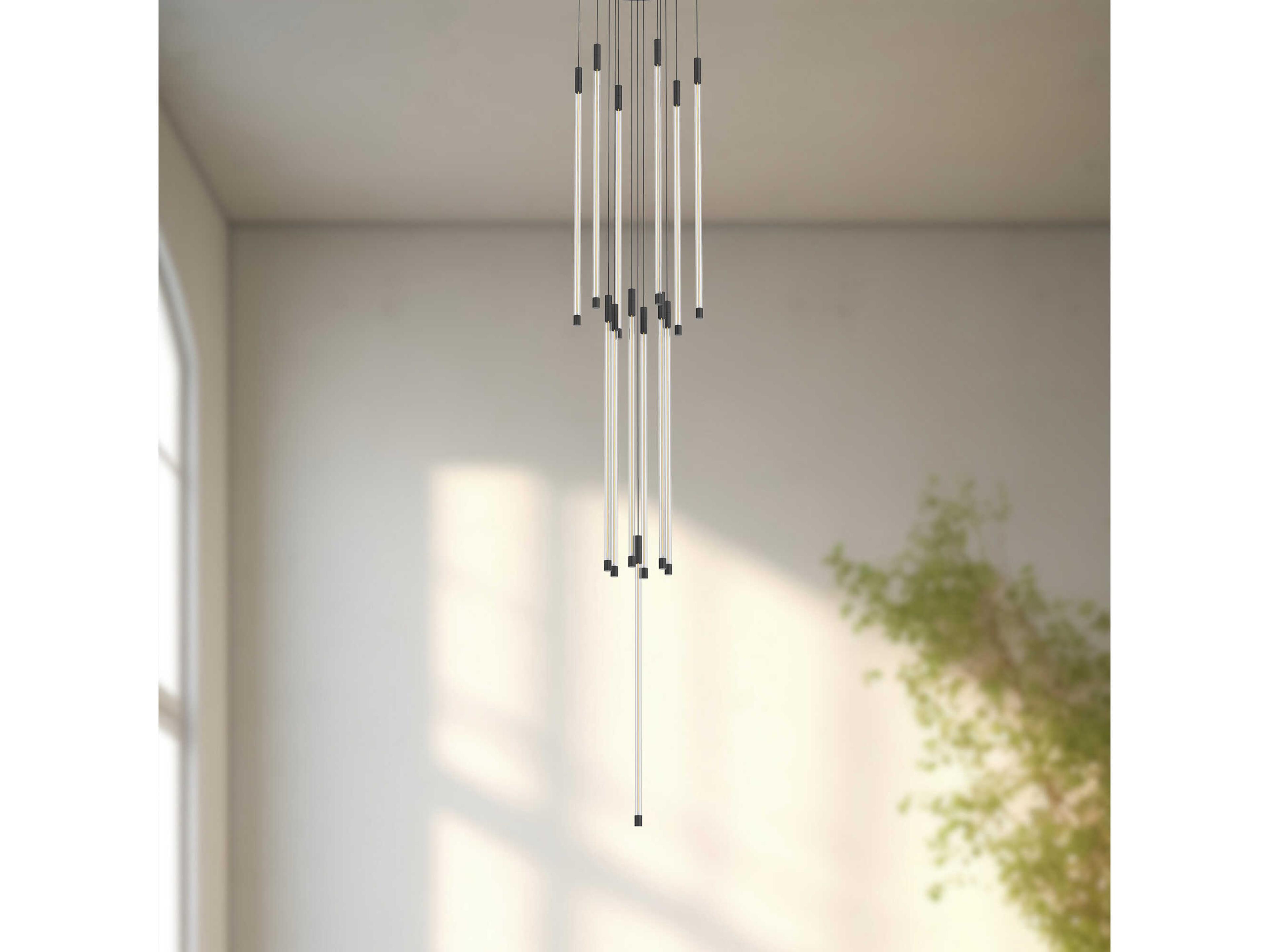 Kuzco Lighting Motif Black Linear Pendant