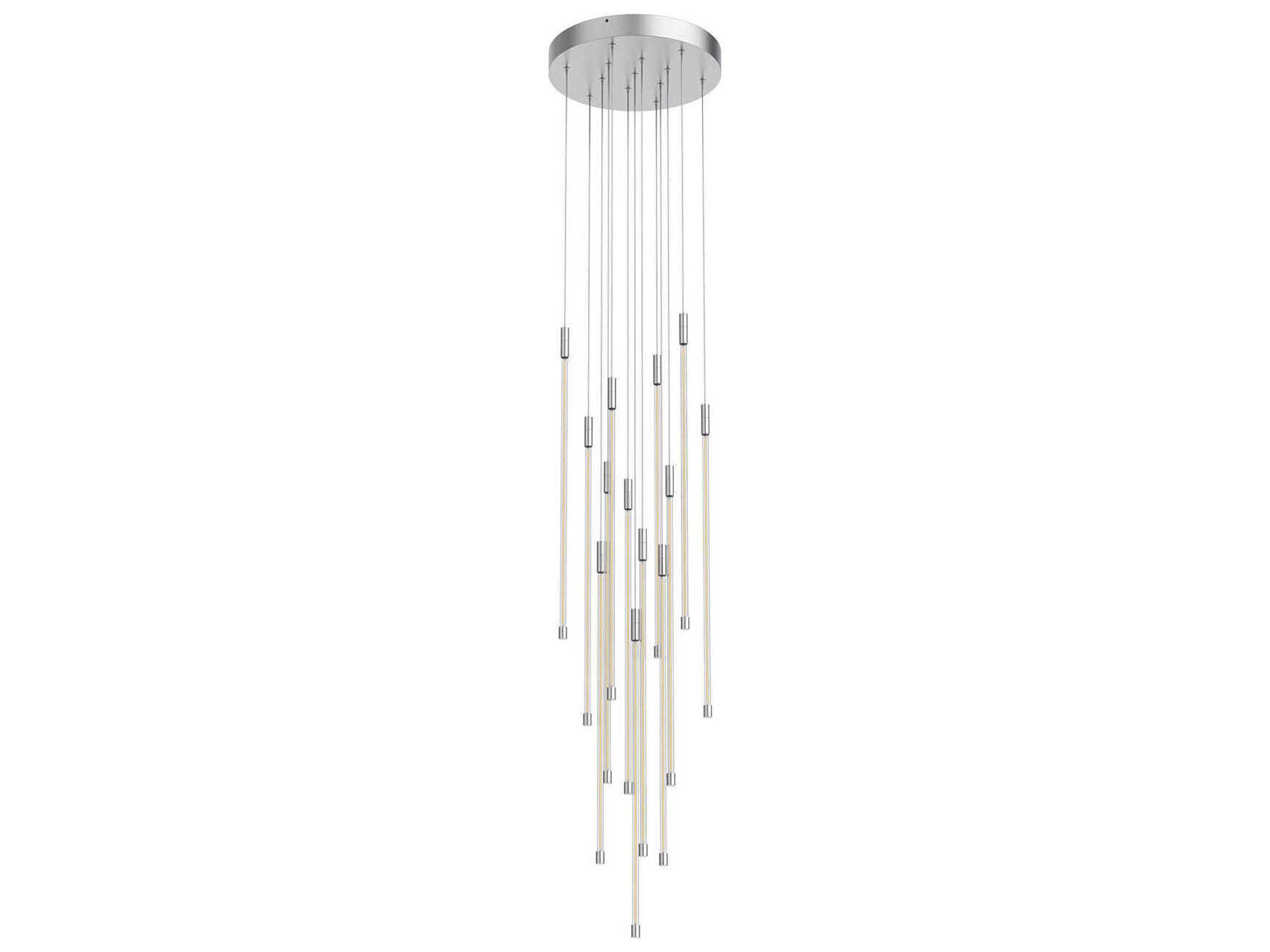 Kuzco Lighting Motif Chrome Linear Pendant