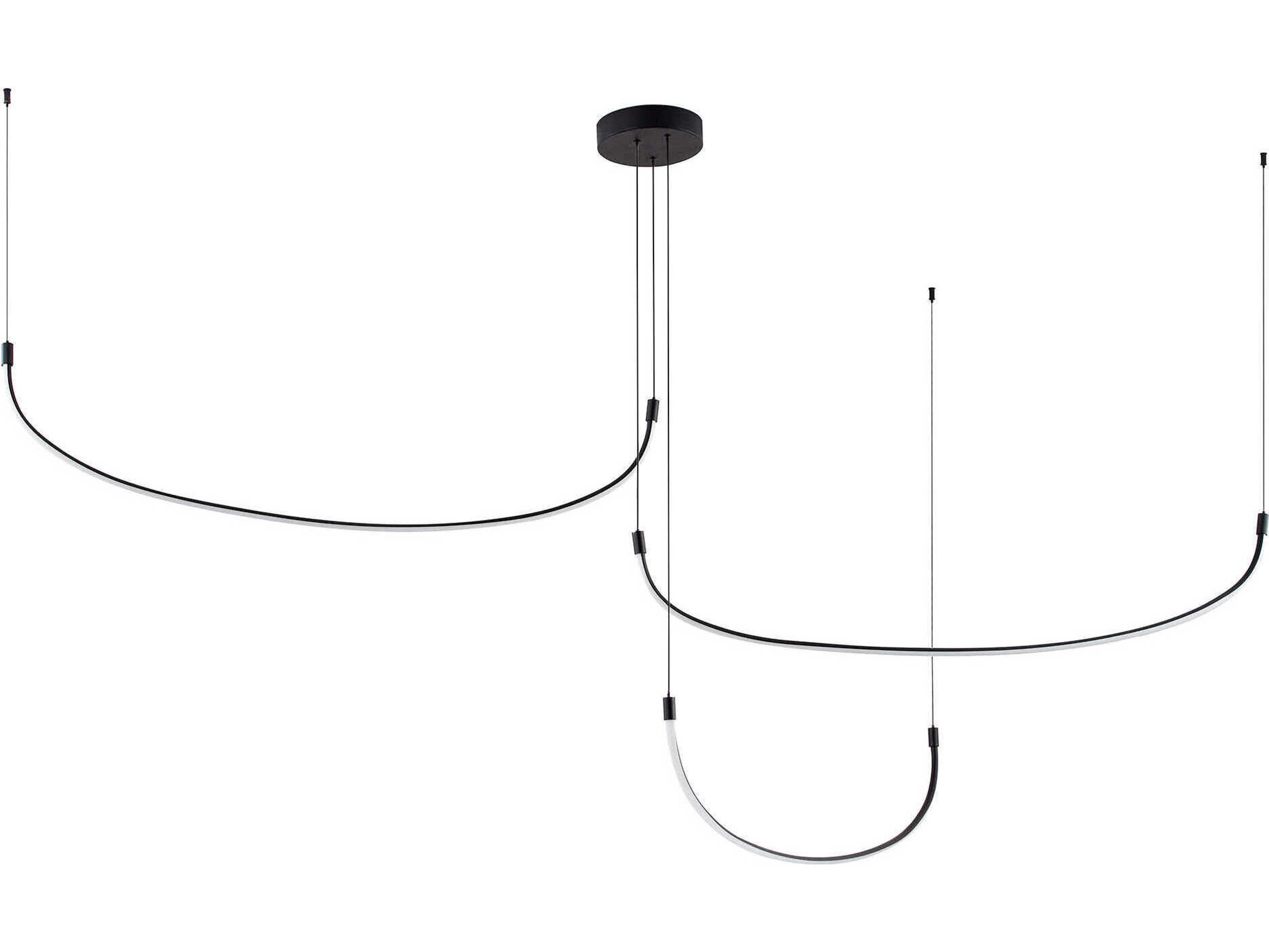Talis Black Linear Pendant