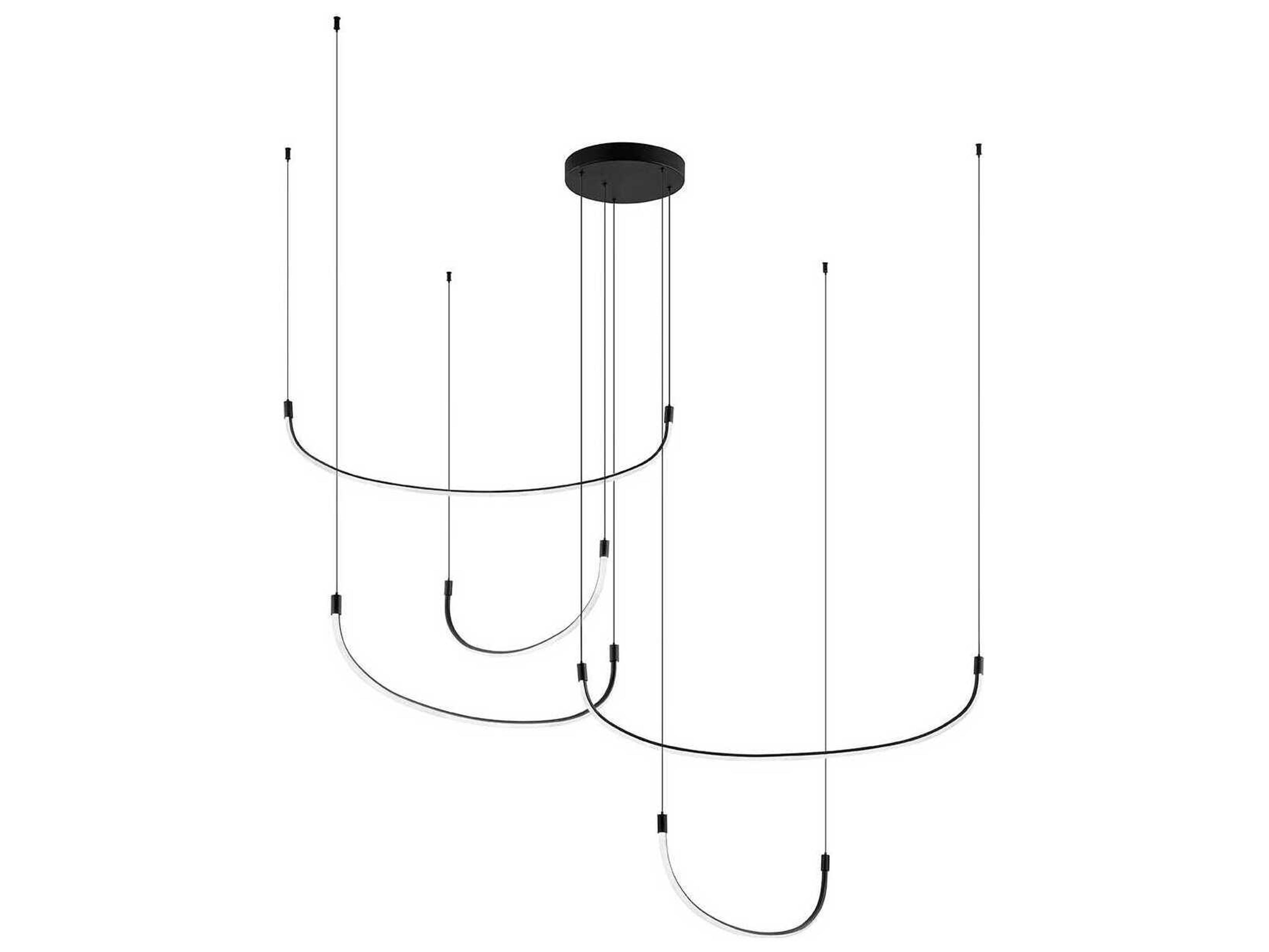 Talis Black Linear Pendant