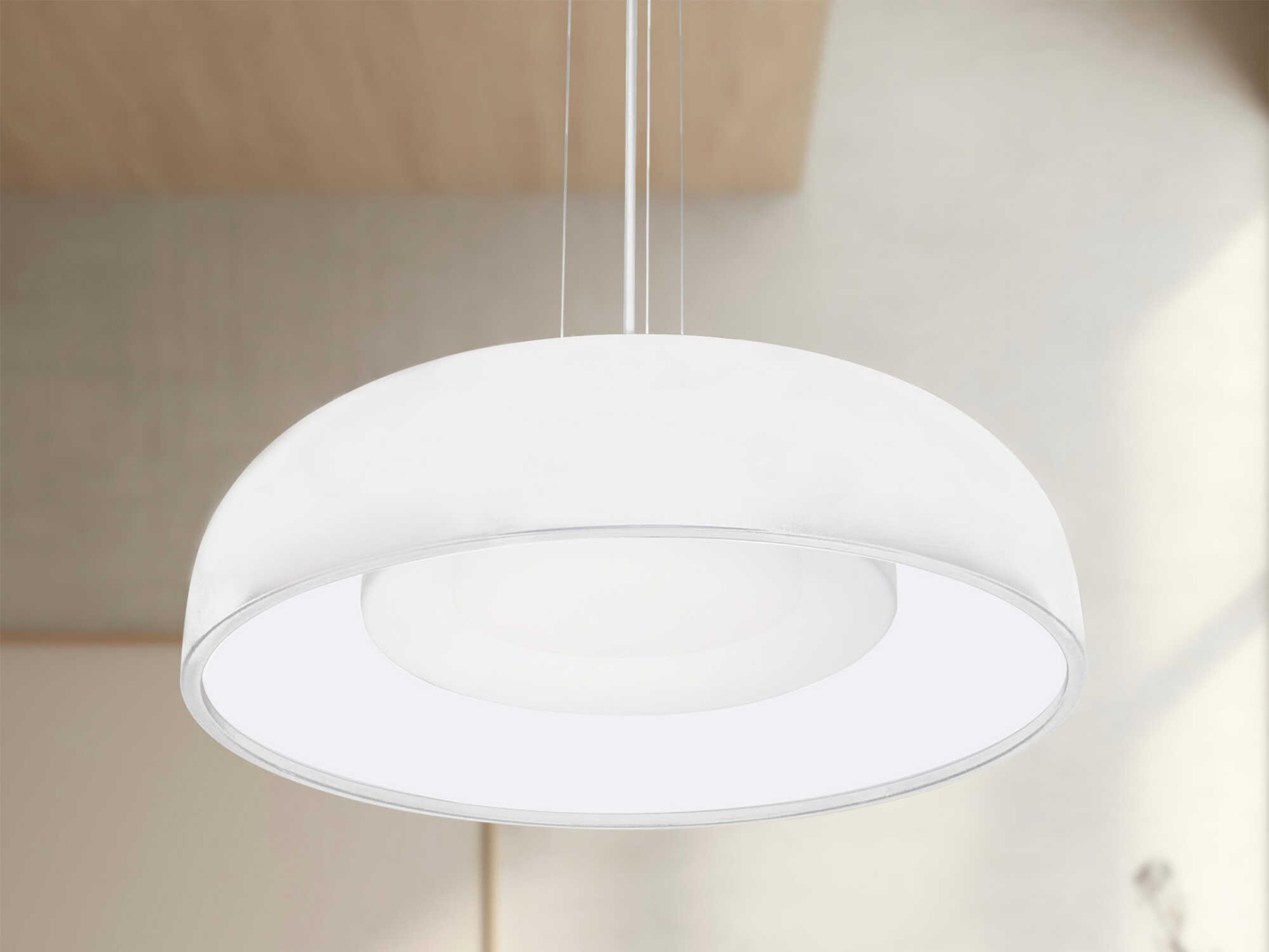 Kuzco Lighting Beacon White Dome Pendant