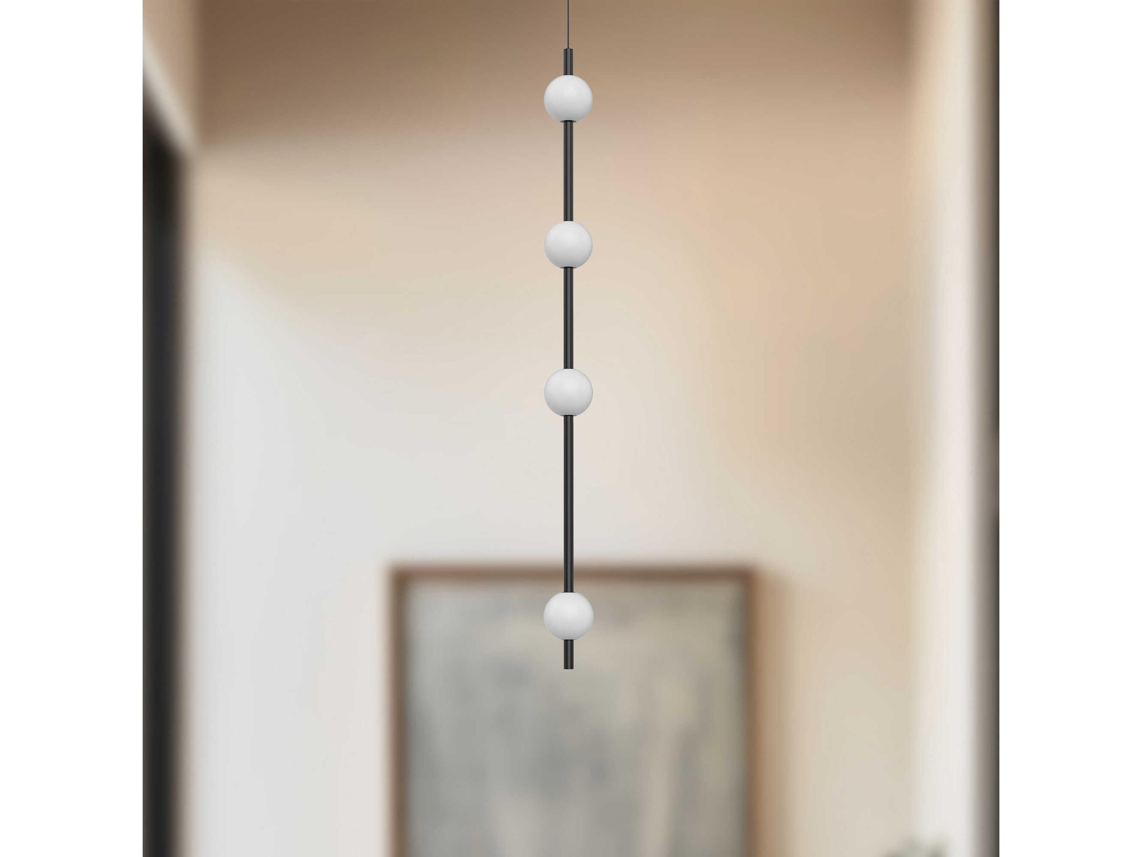 Kuzco Lighting Misaki Black Linear Mini Pendant