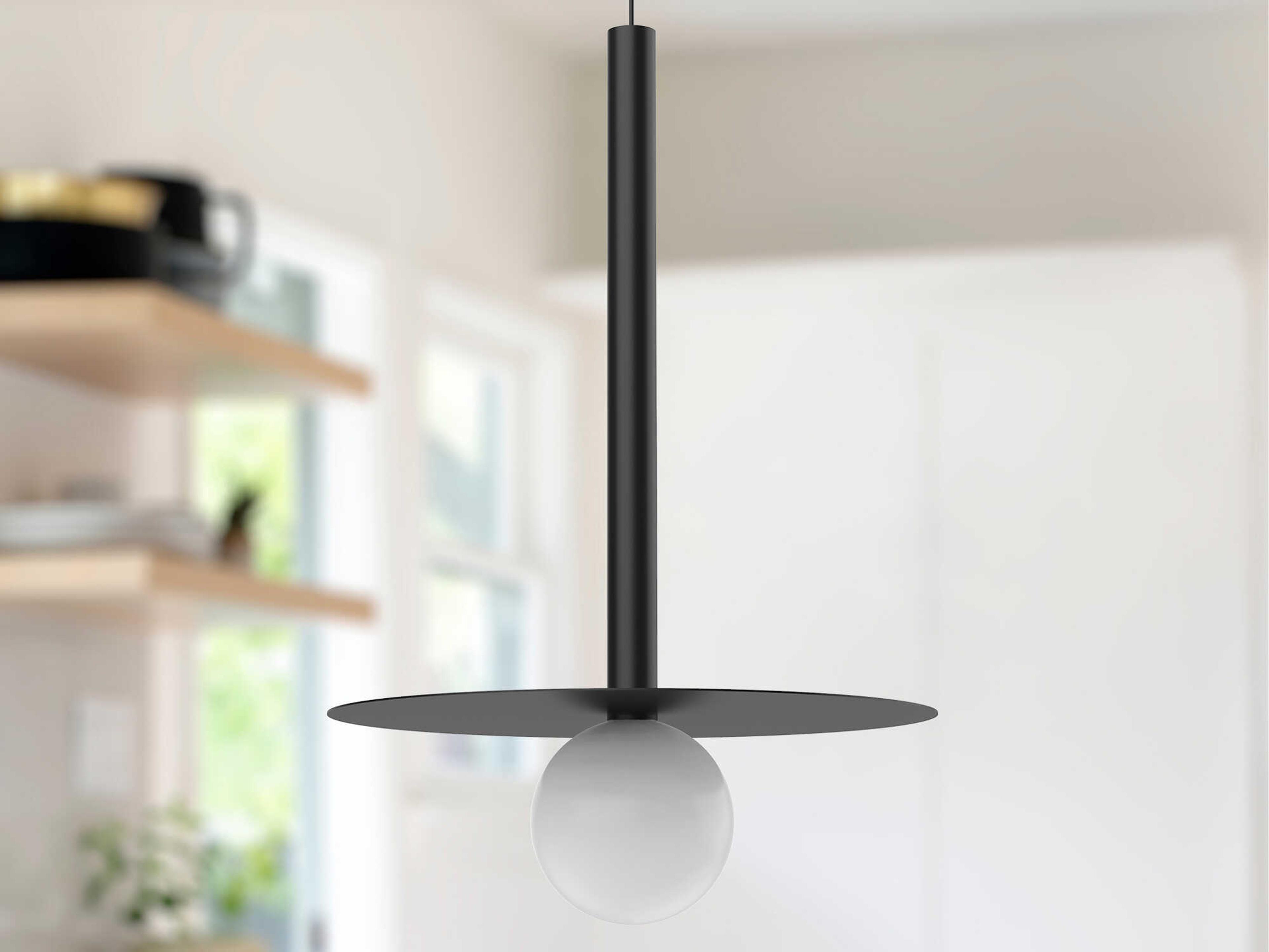 Kuzco Lighting Elixir Black Globe Mini Pendant