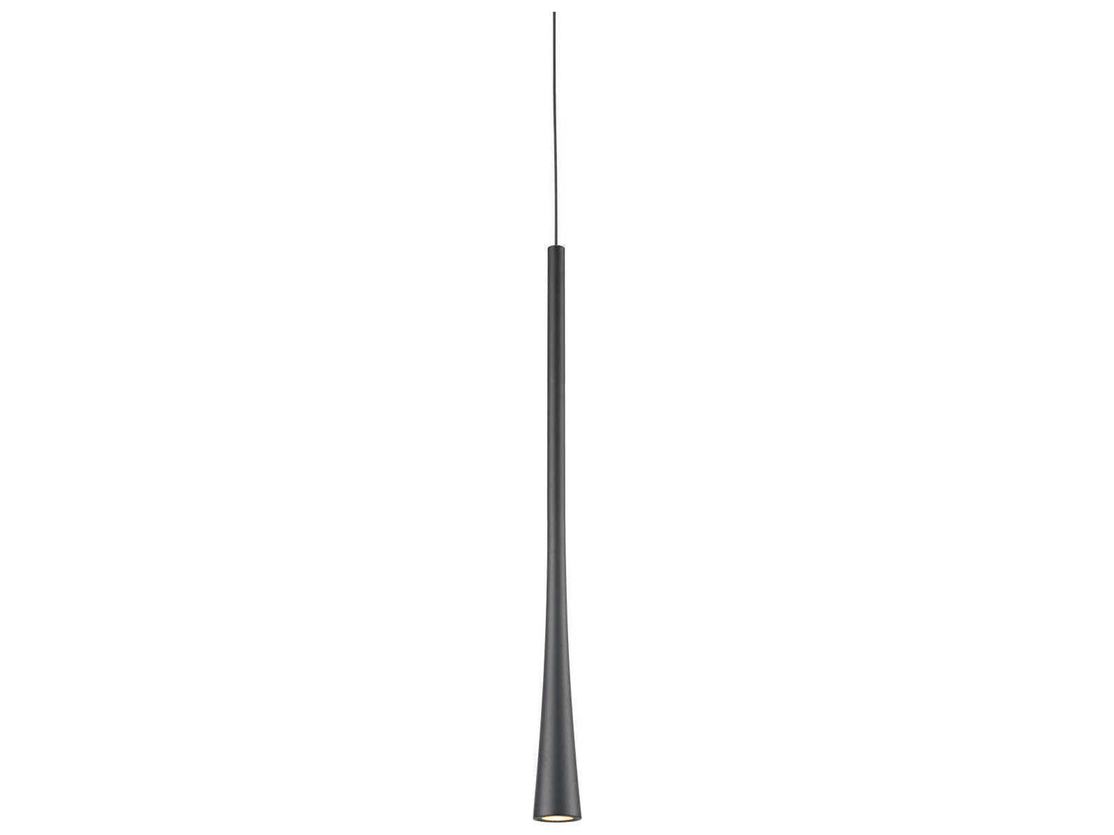 Kuzco Lighting Taper Black Mini Pendant