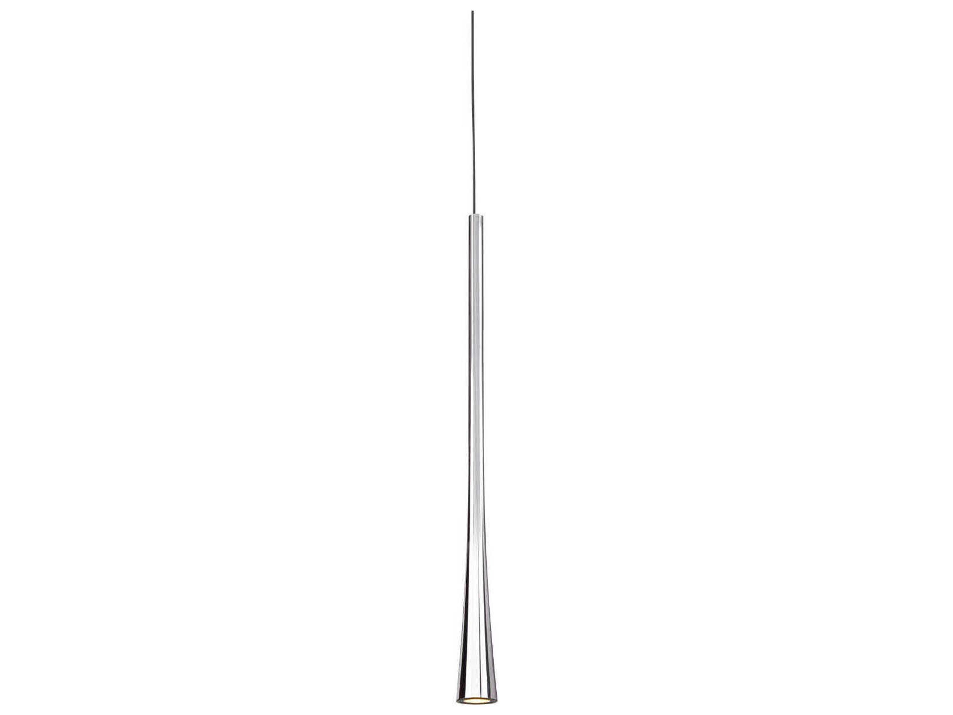 Kuzco Lighting Taper Chrome Mini Pendant