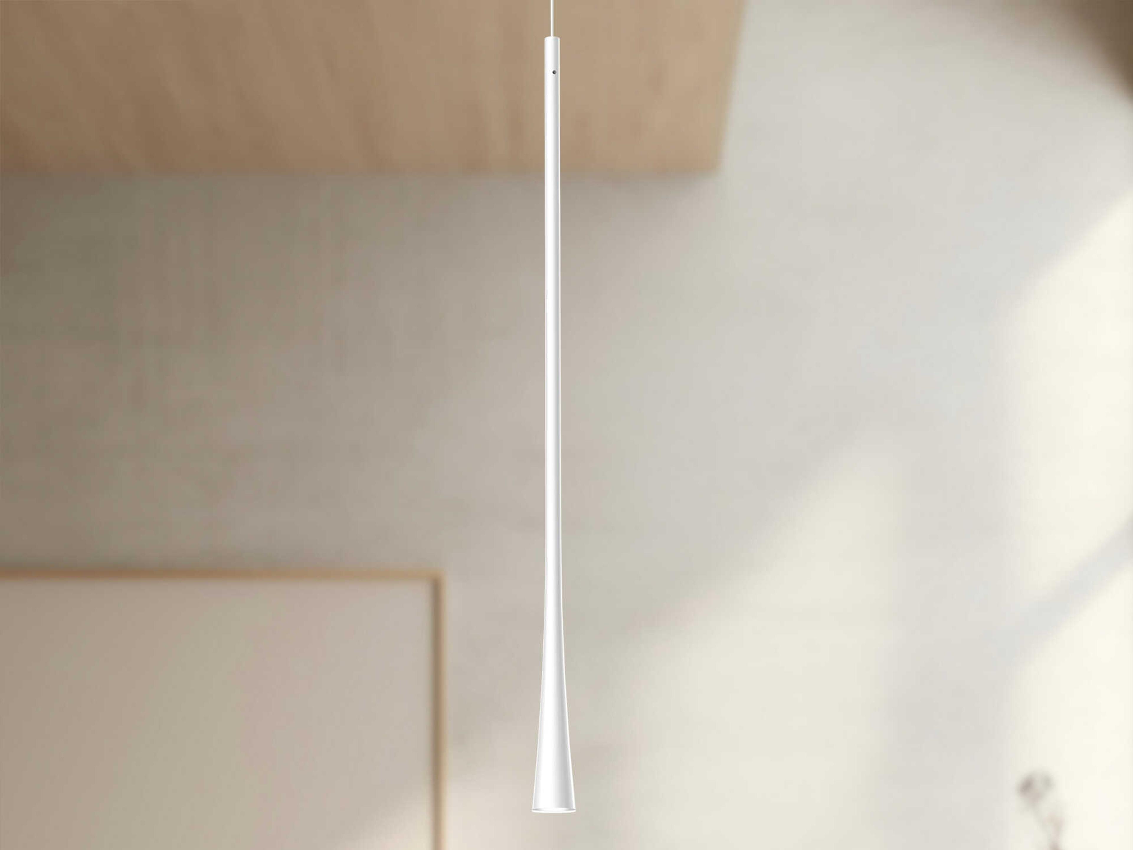 Kuzco Lighting Taper White Mini Pendant