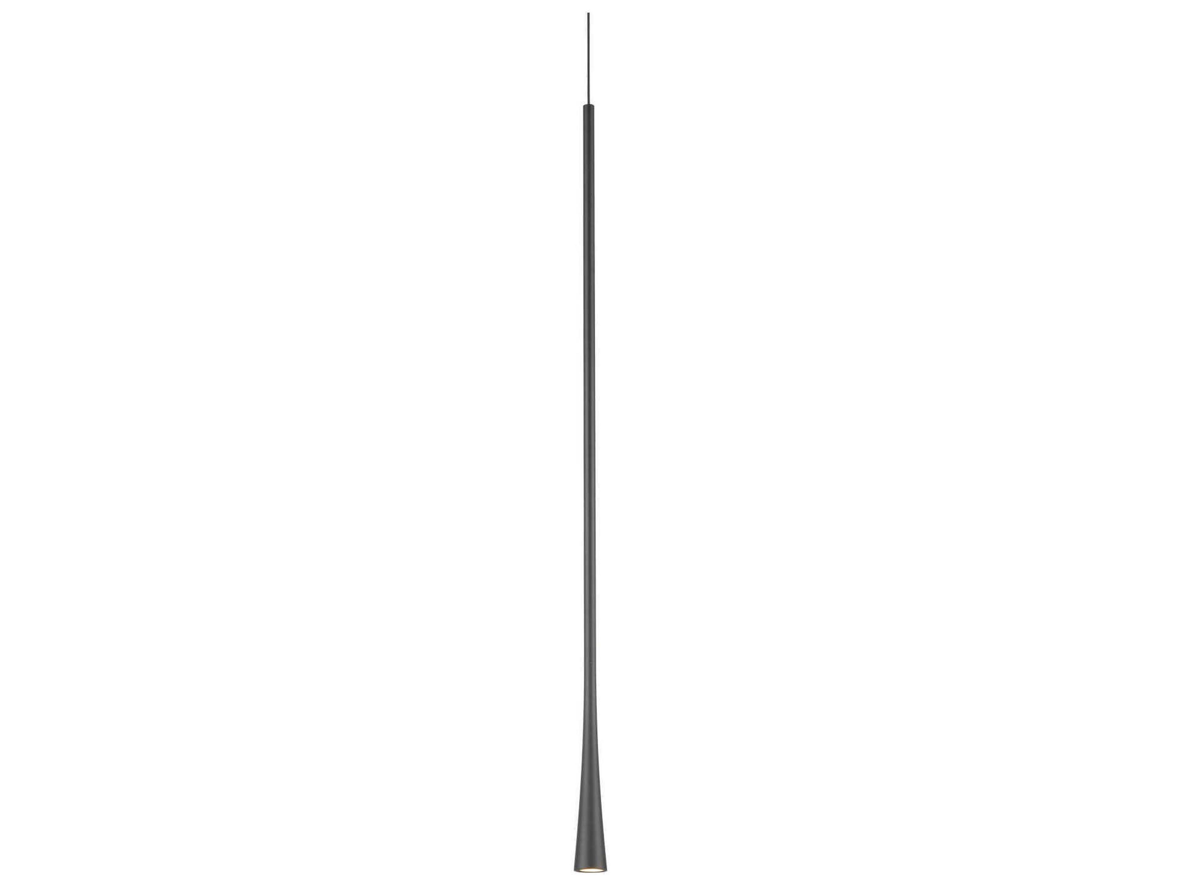 Kuzco Lighting Taper Black Mini Pendant