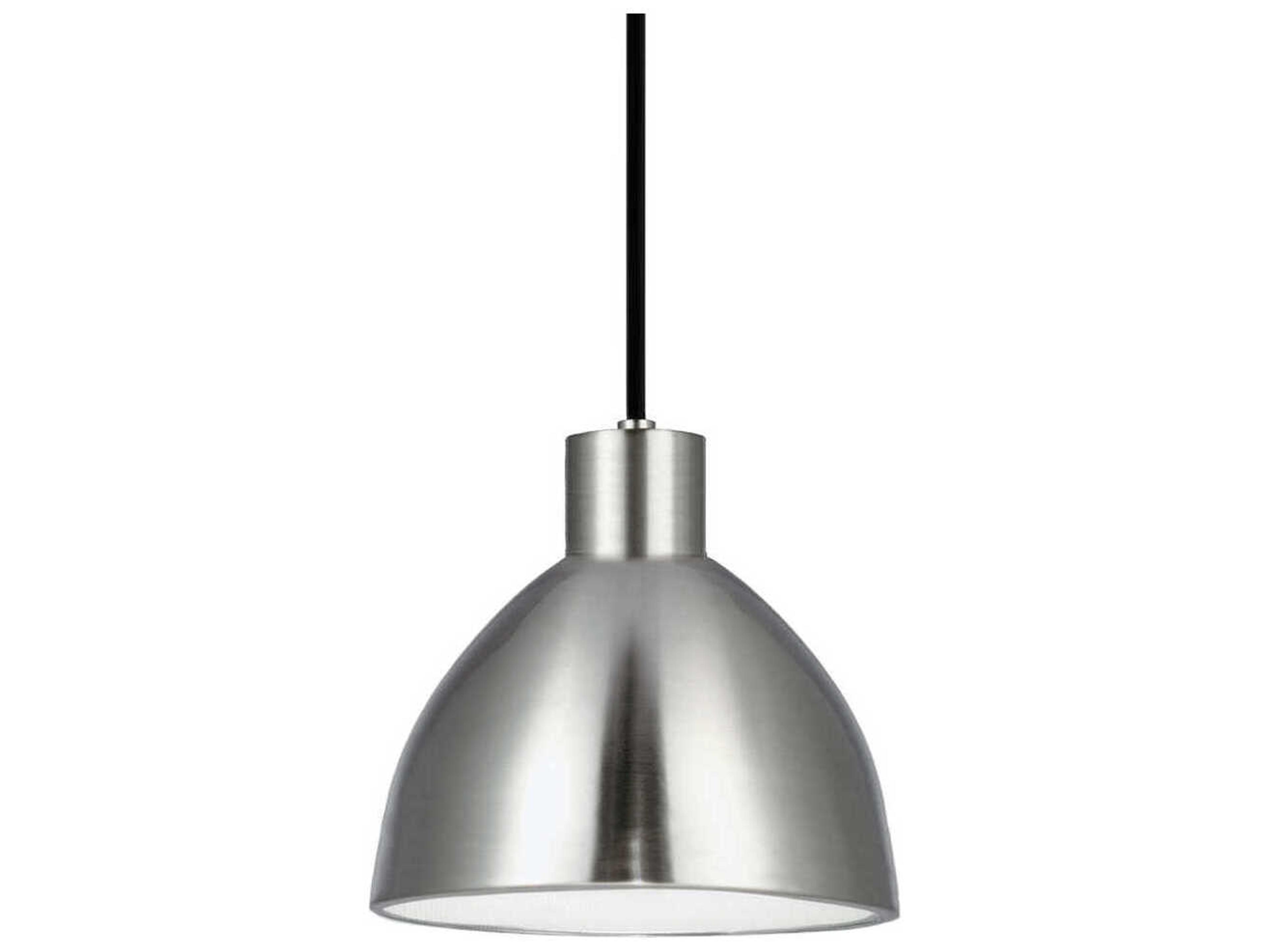 Chroma Brushed Nickel Dome Mini Pendant