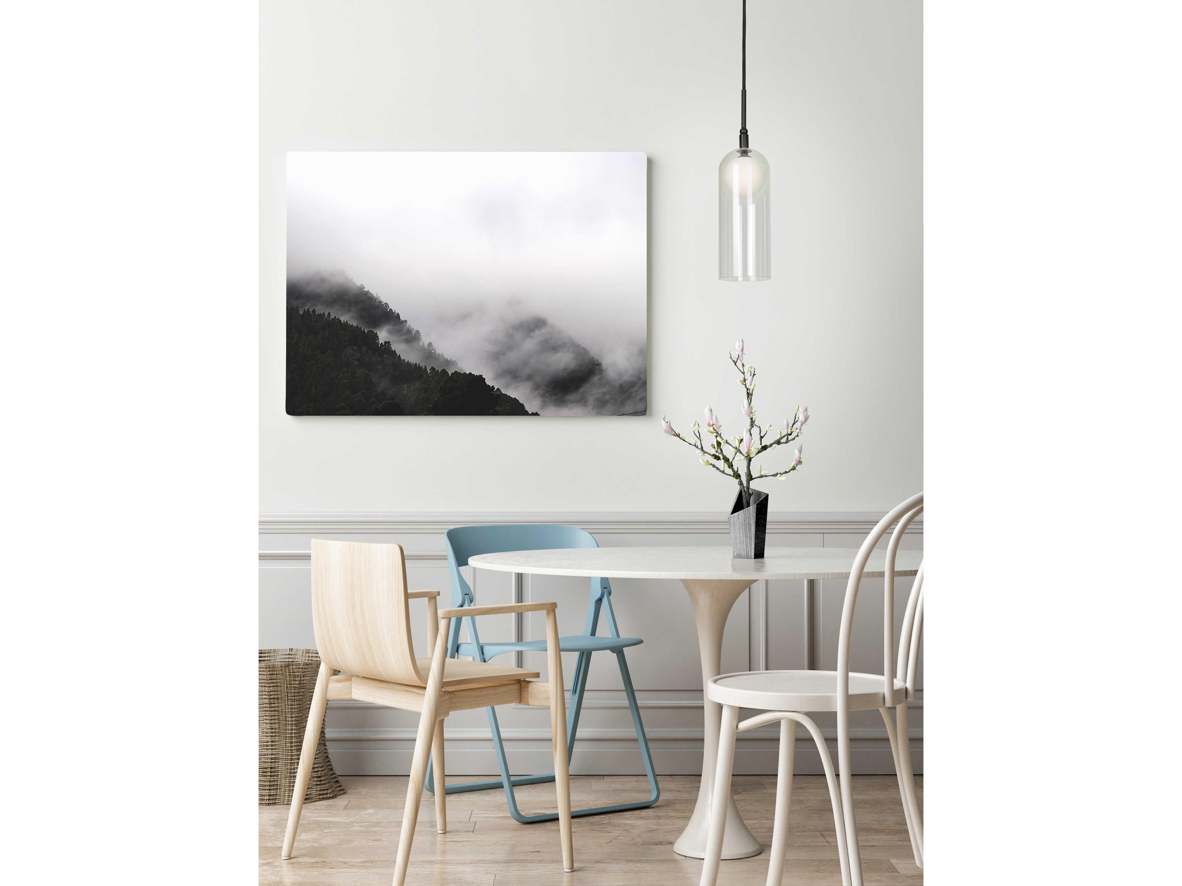 Kuzco Lighting Stylo Black Cylinder Mini Pendant