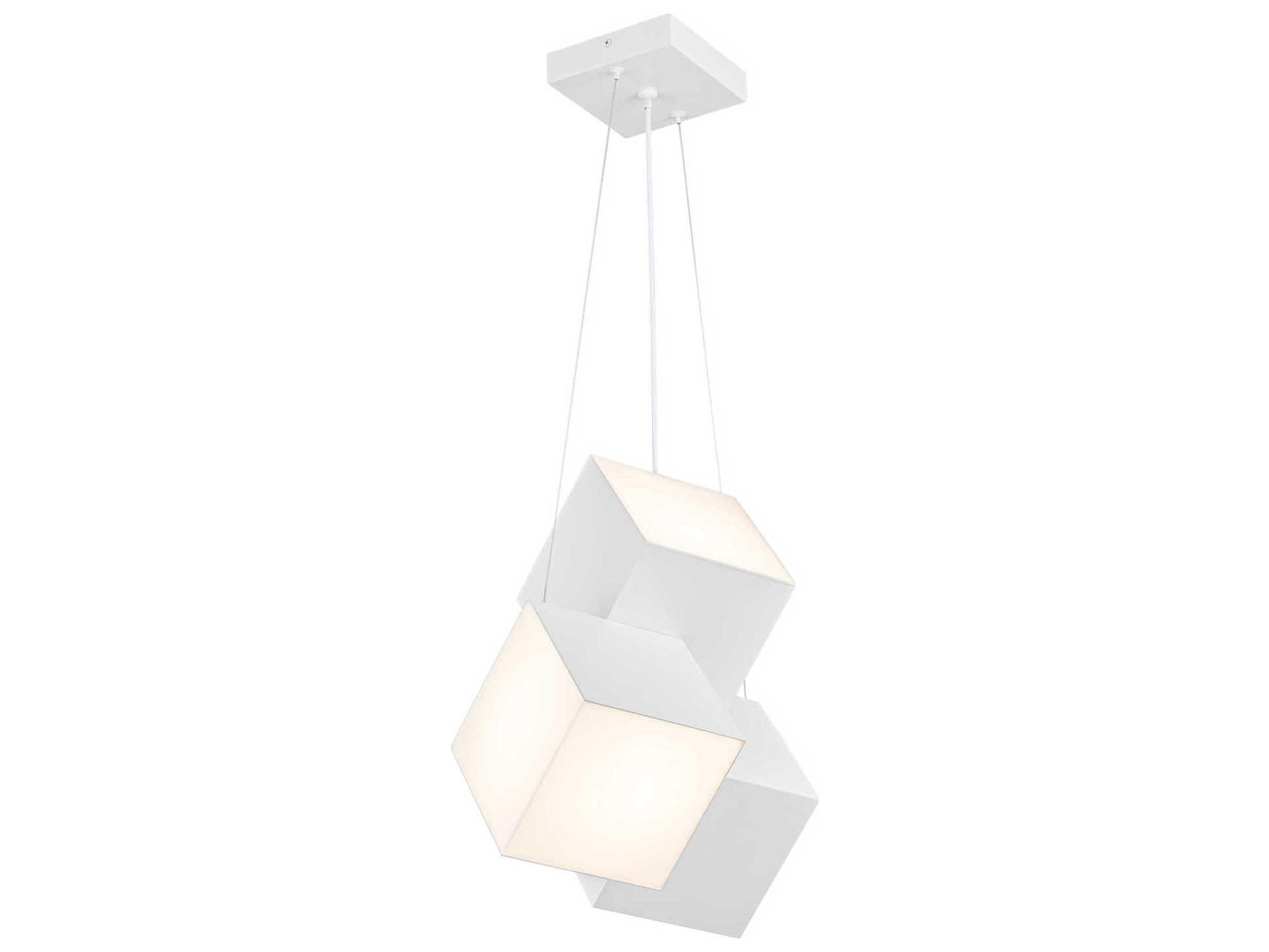 Kuzco Lighting Tetra White Geometric Pendant