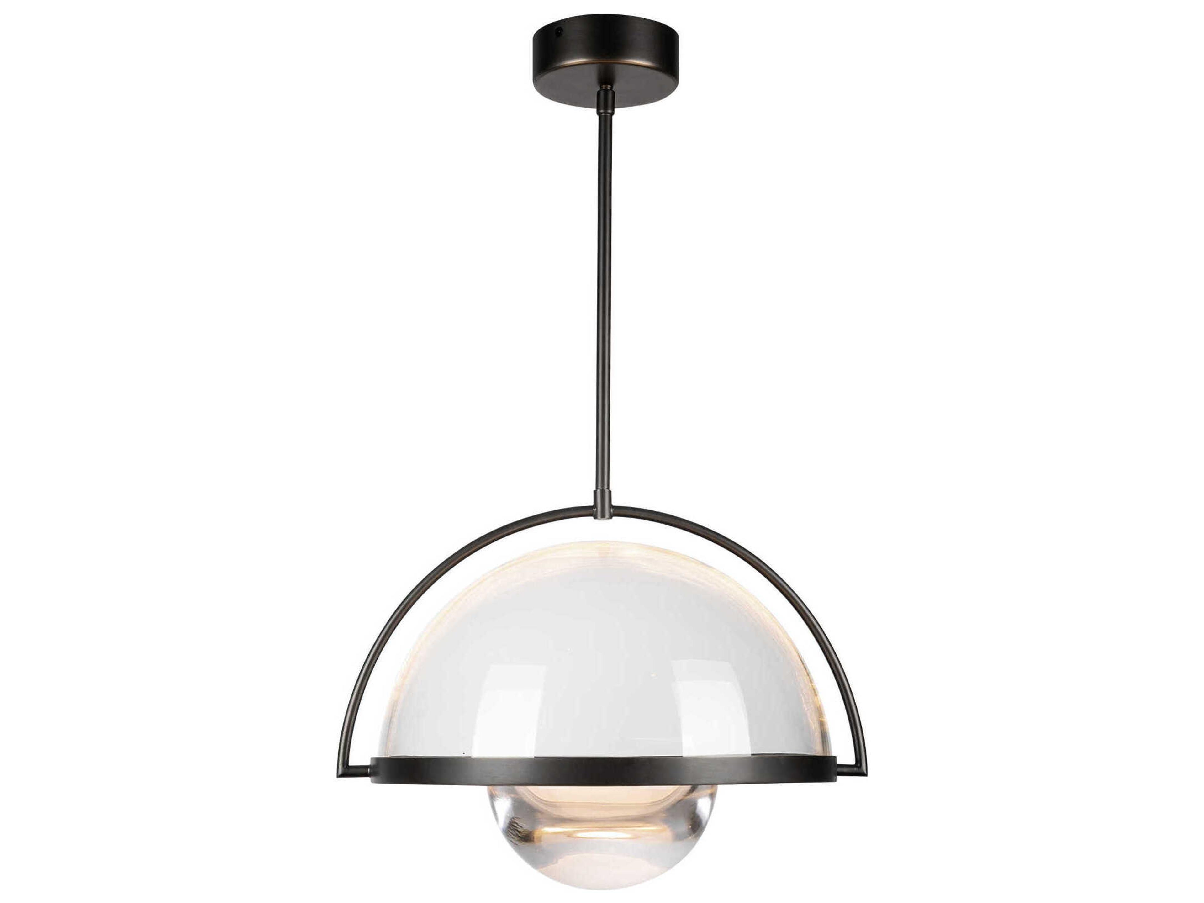 Kuzco Lighting Bowery Urban Bronze Dome Pendant