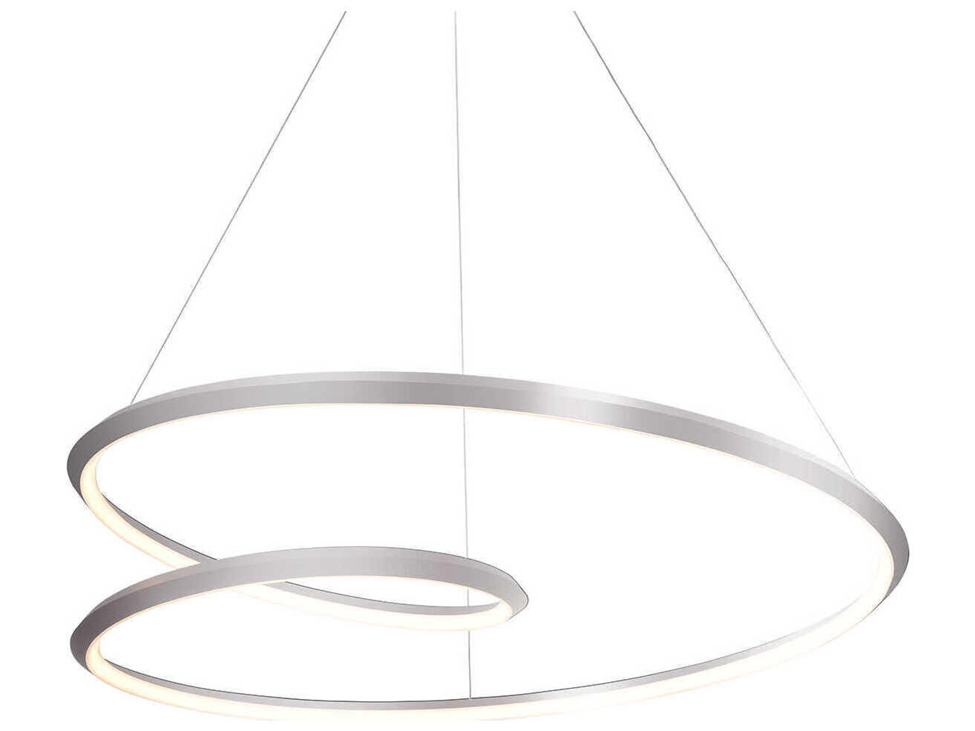 Ampersand Brushed Nickel Pendant