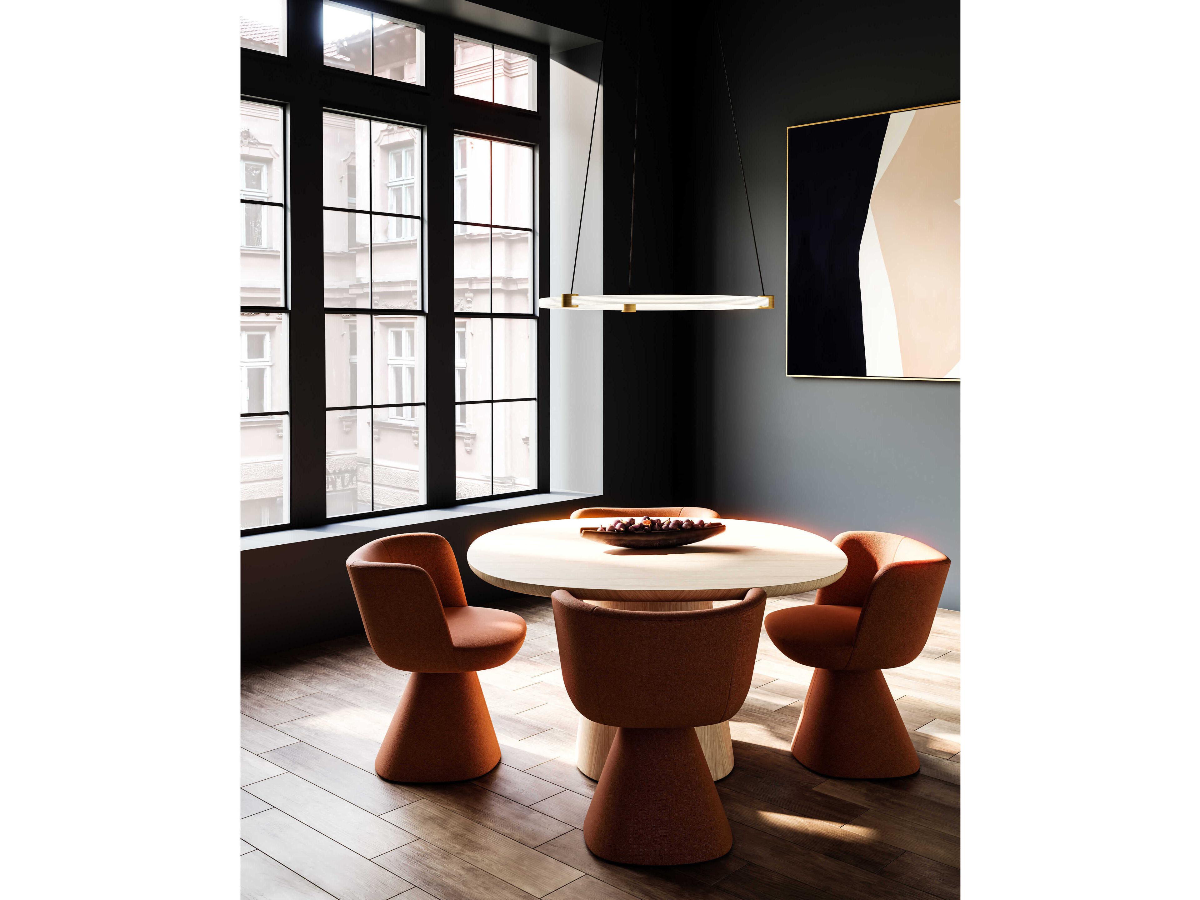 Kuzco Lighting Bruni Brushed Gold Round Pendant