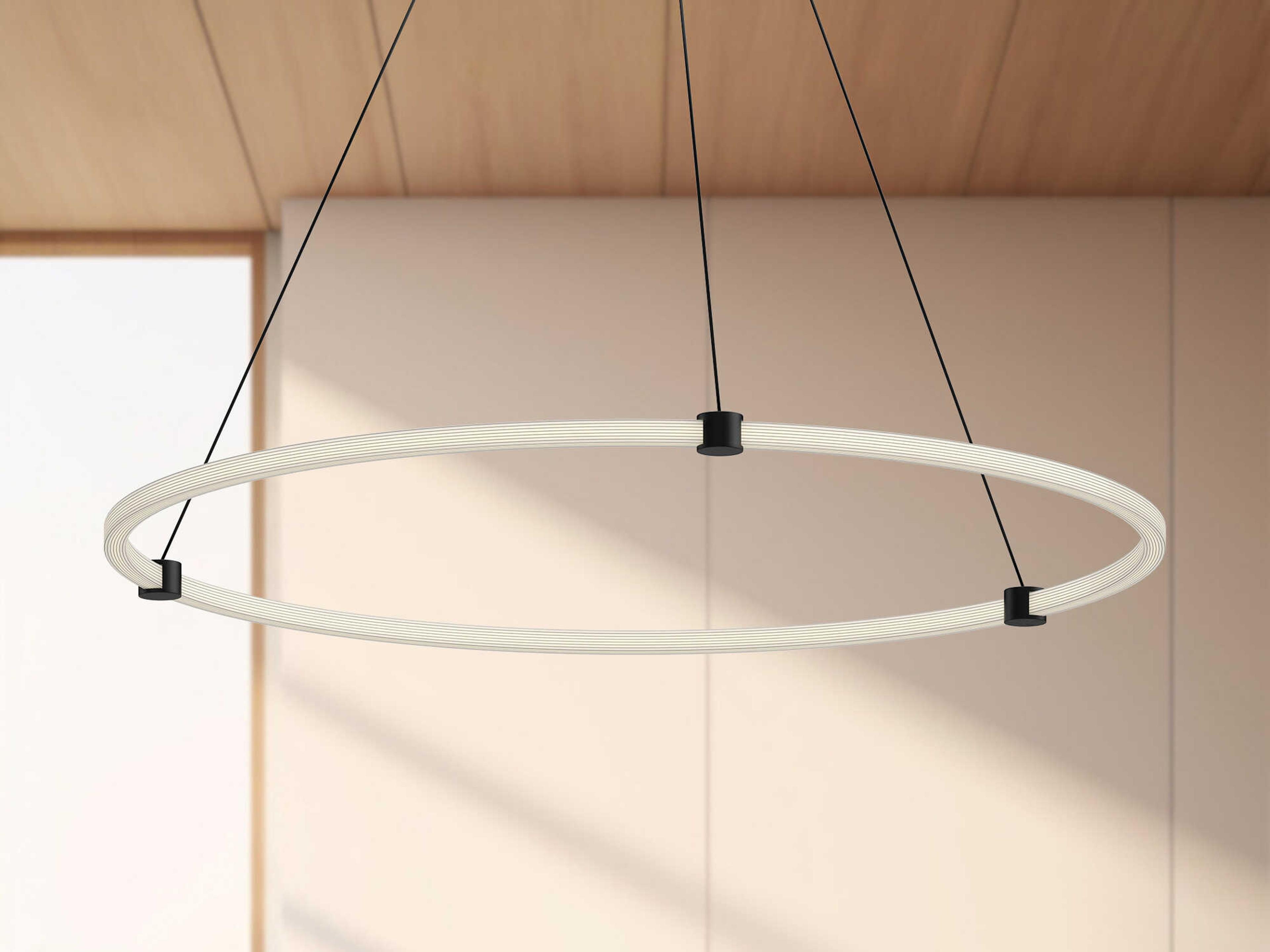 Kuzco Lighting Bruni Black Round Pendant