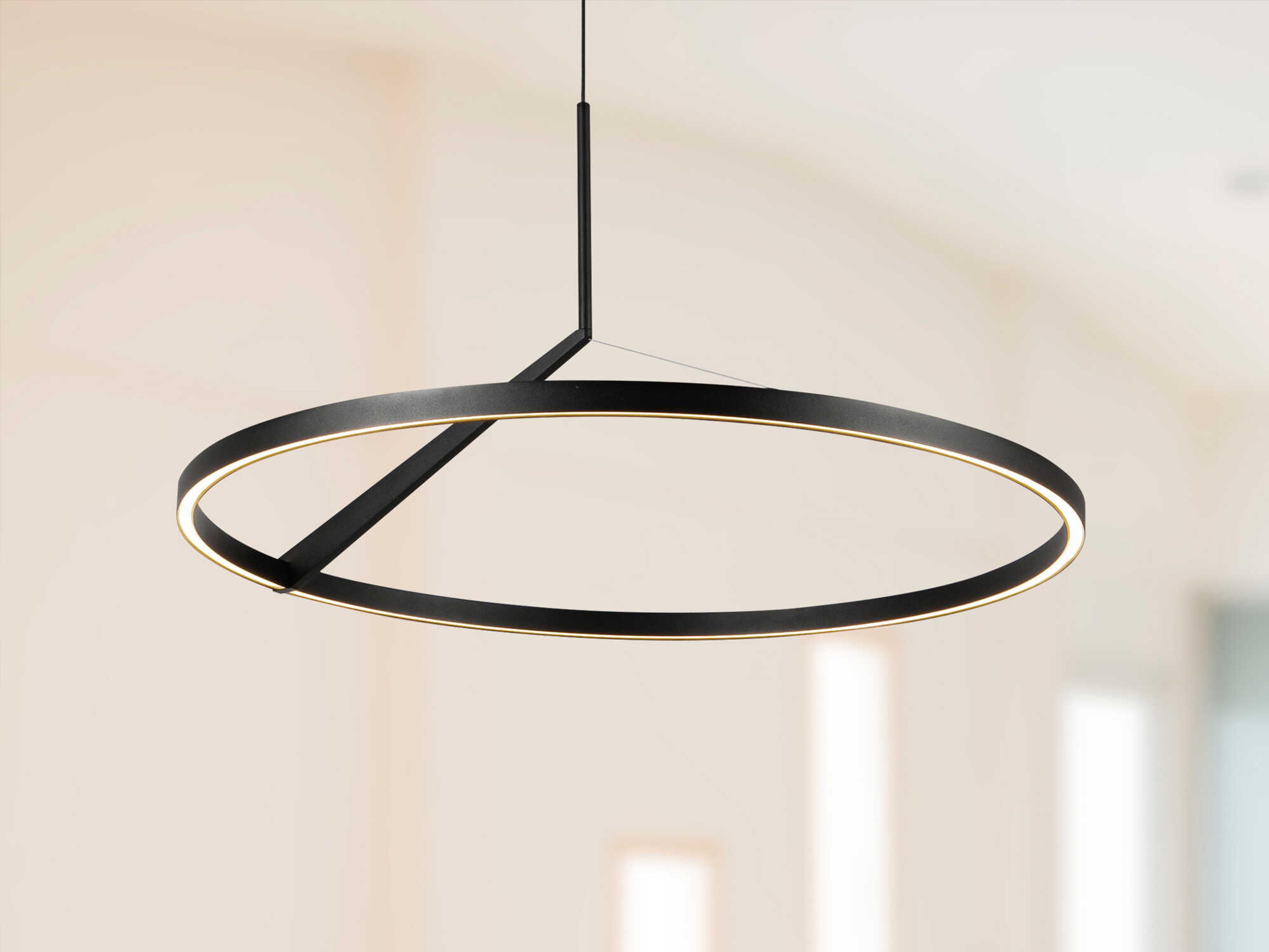 Kuzco Lighting Roda Black Round Pendant