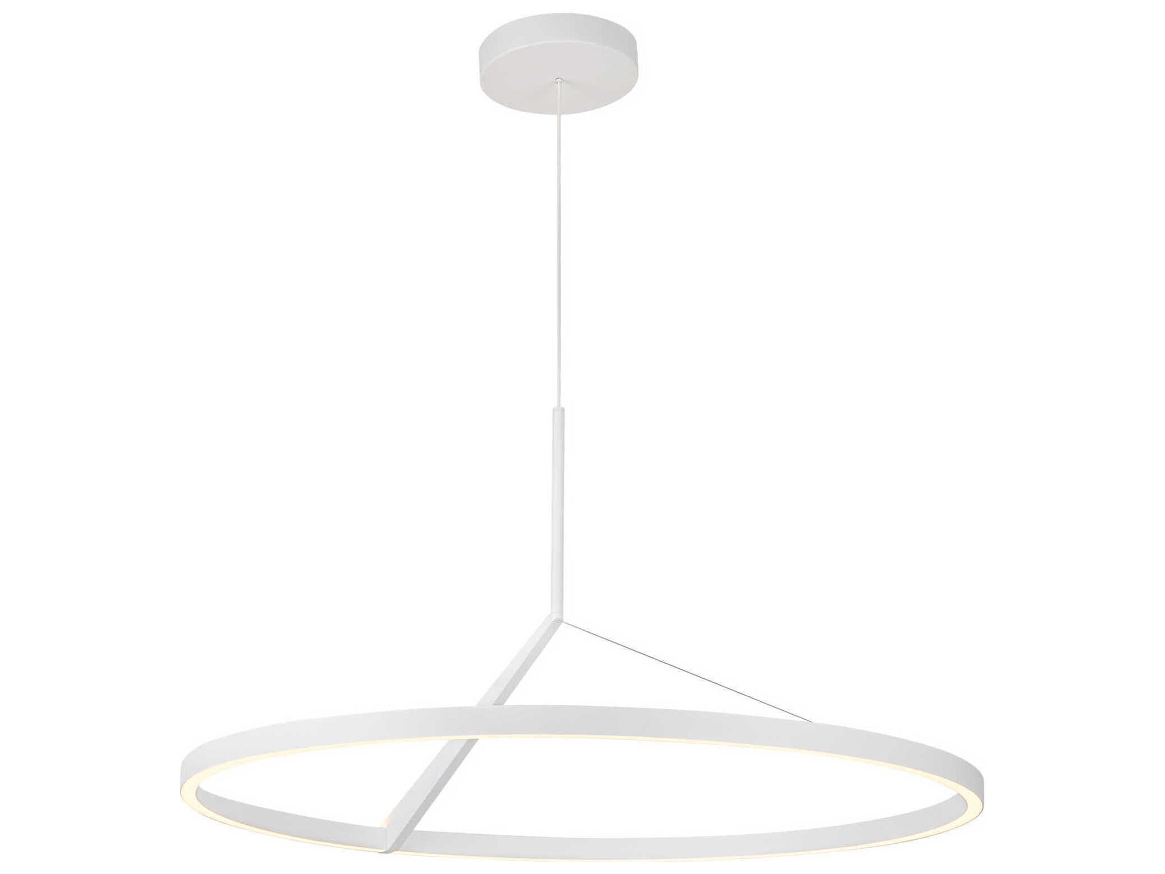 Kuzco Lighting Roda White Round Pendant