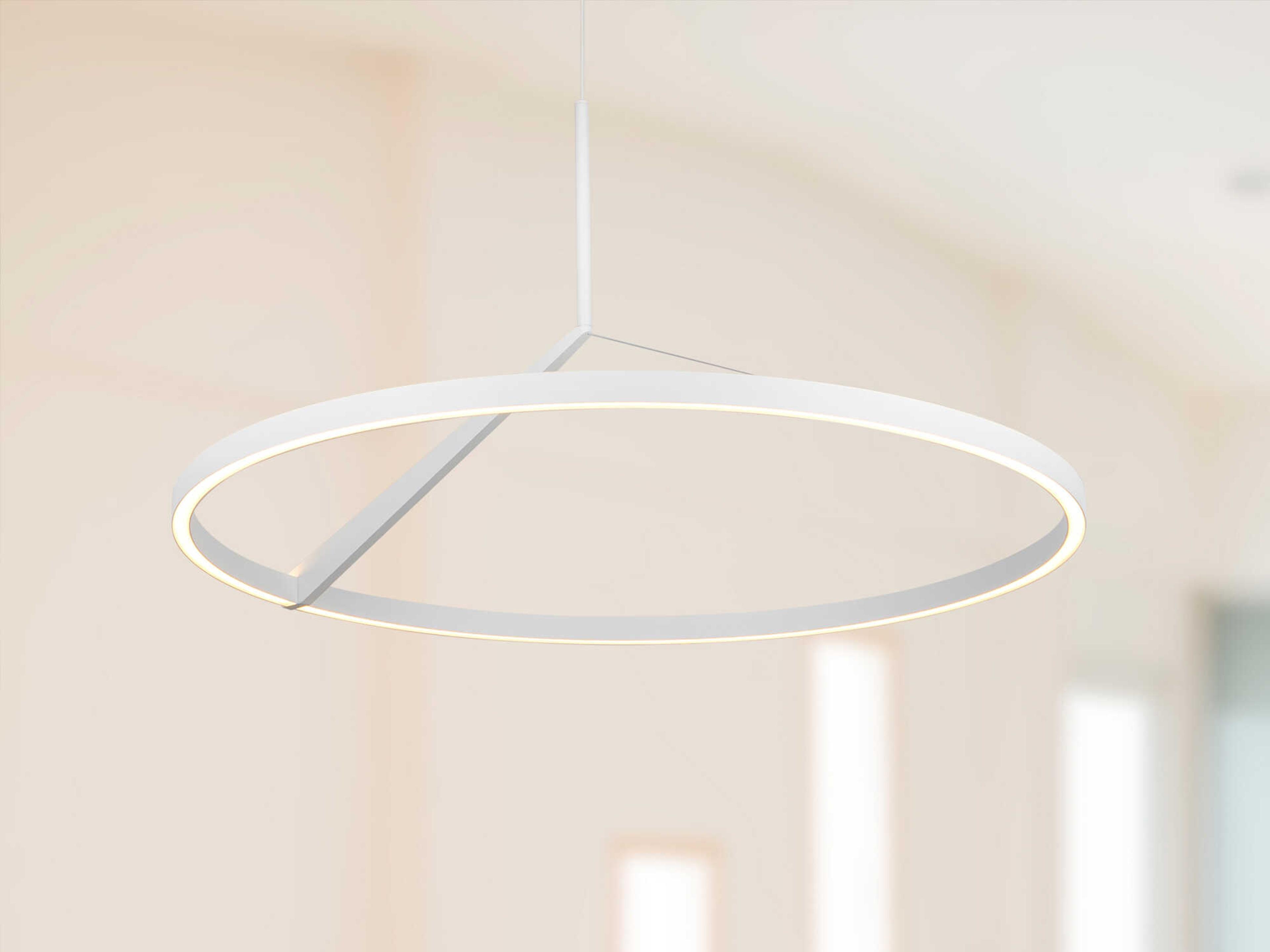 Kuzco Lighting Roda White Round Pendant