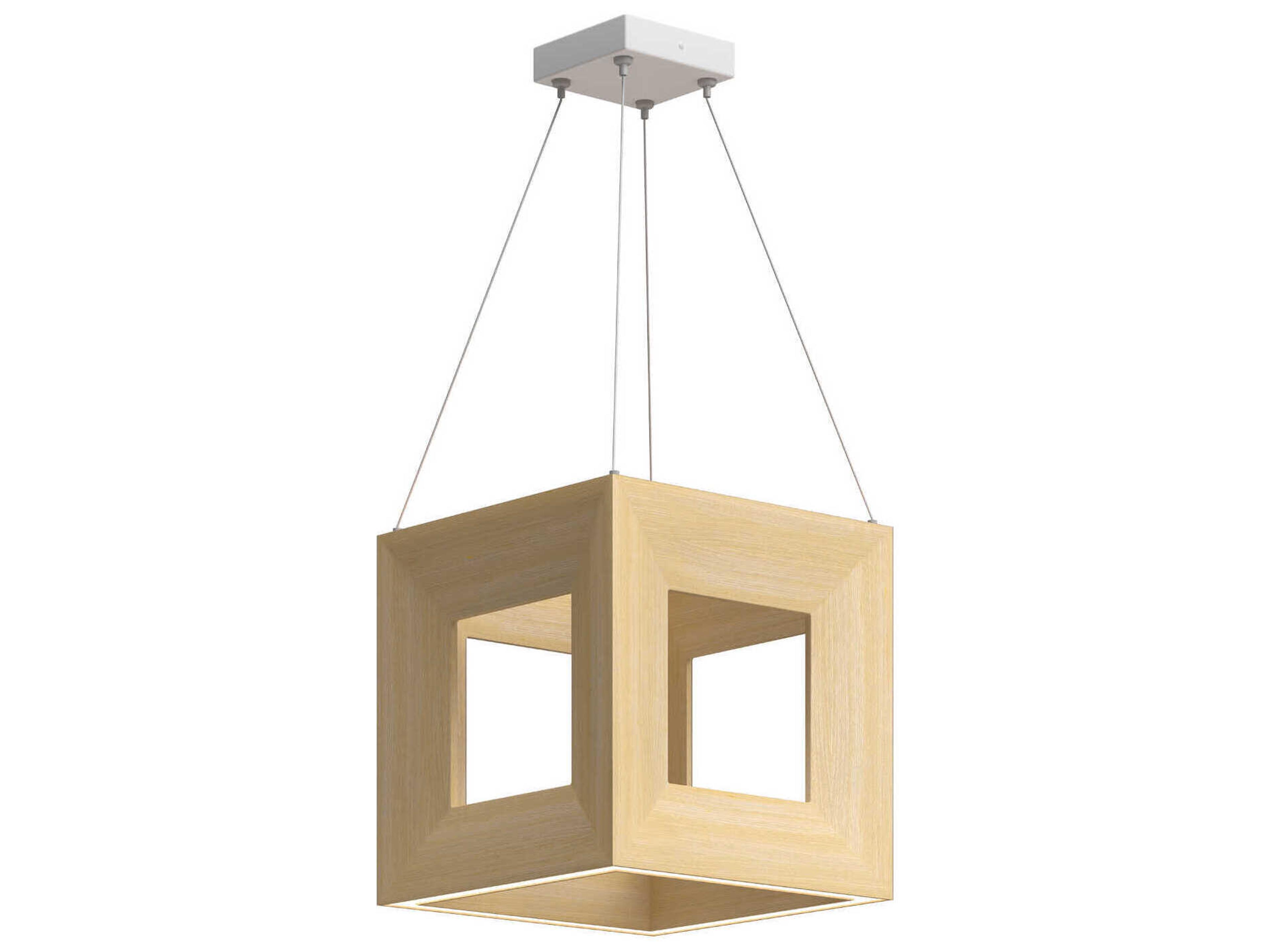 Morina White Oak Geometric Mini Pendant