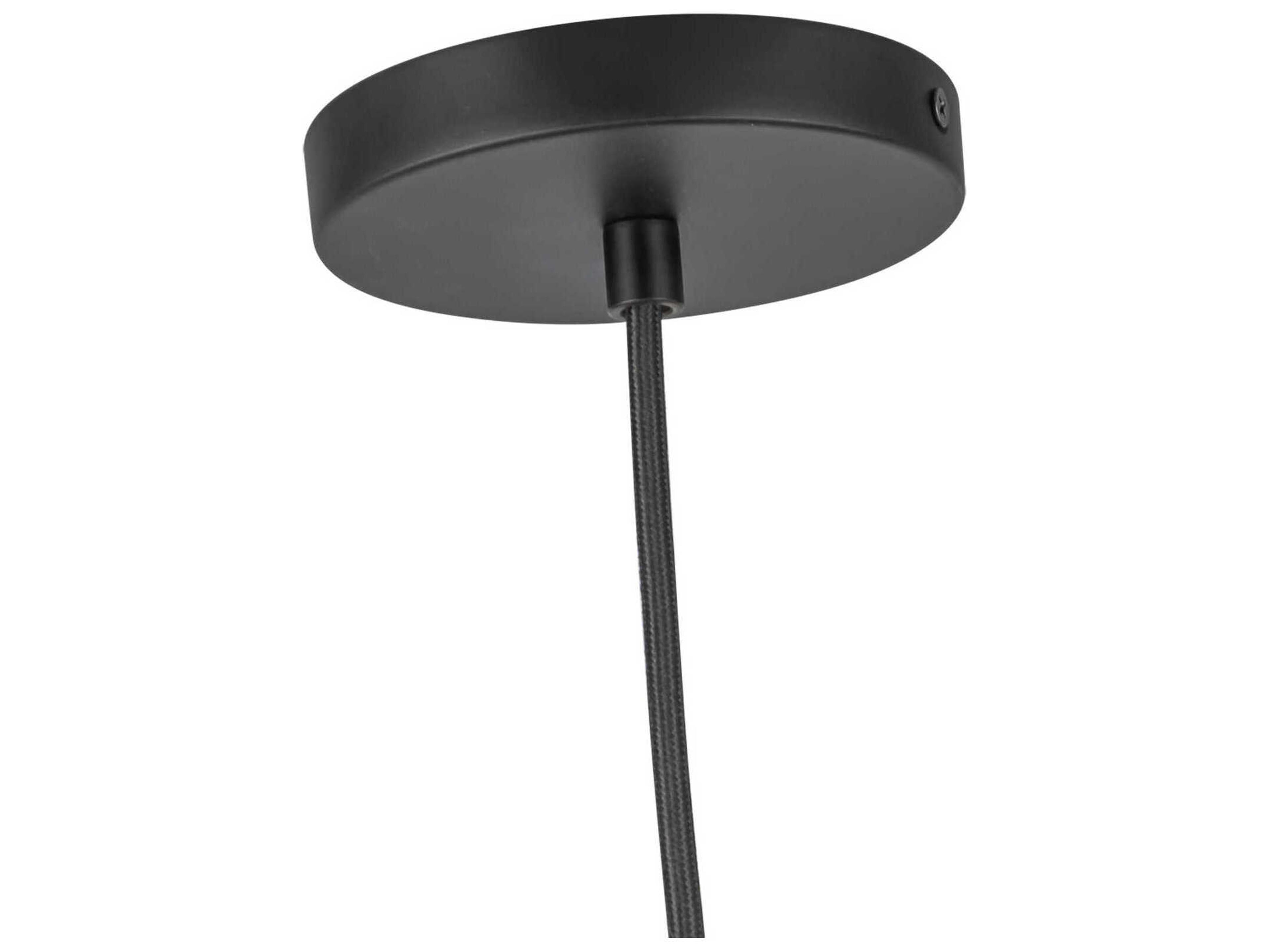 Kuzco Lighting Marco 1-Light Black Globe Pendant