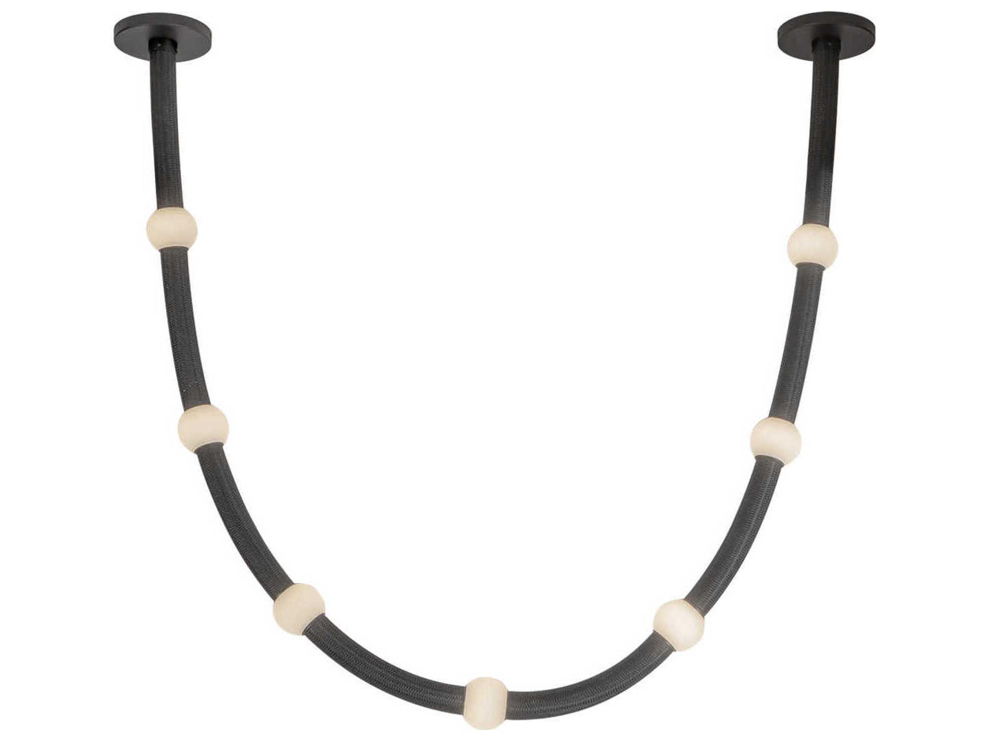 Corda Black Linear Pendant