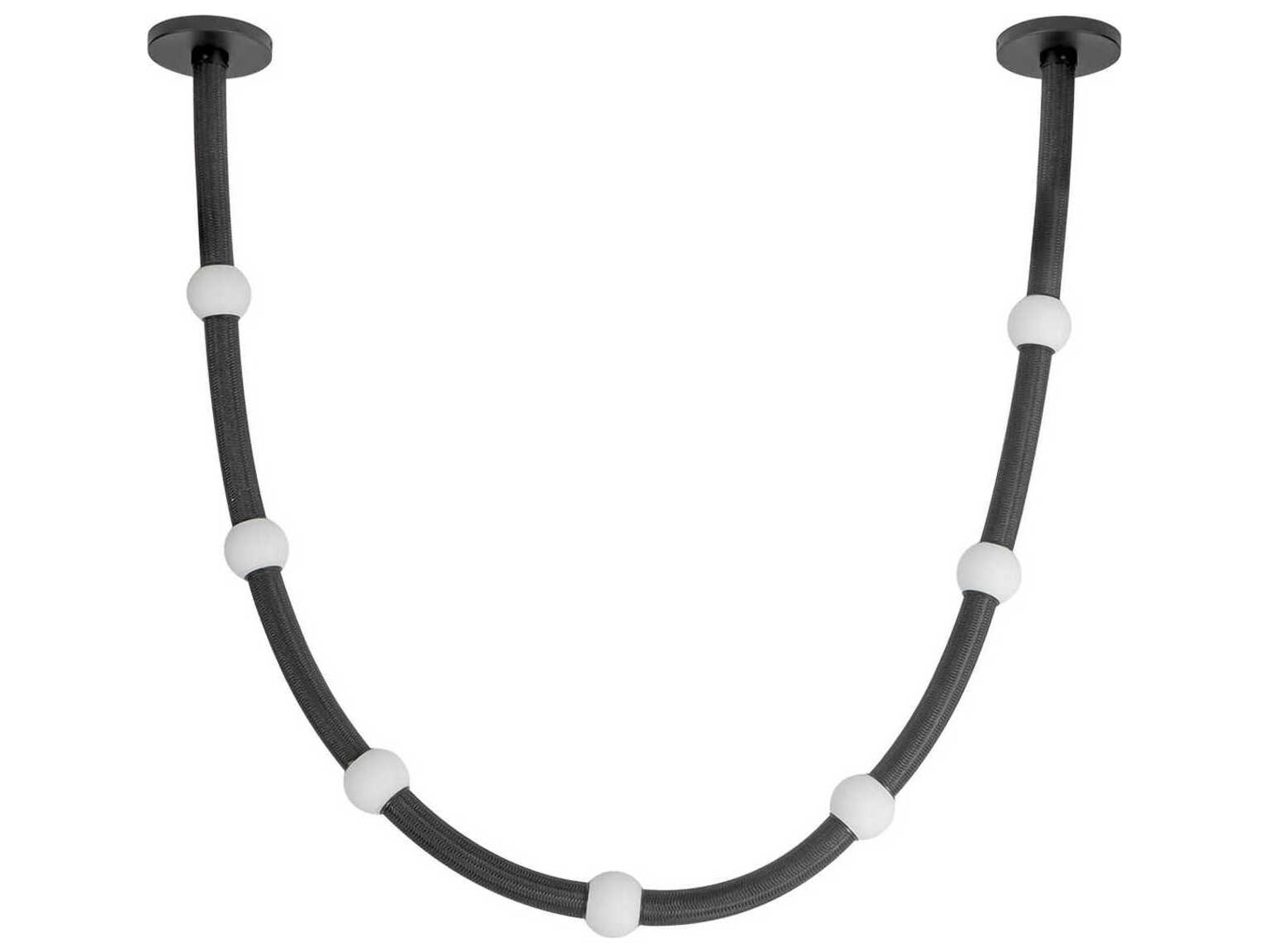 Kuzco Lighting Corda Black Linear Pendant