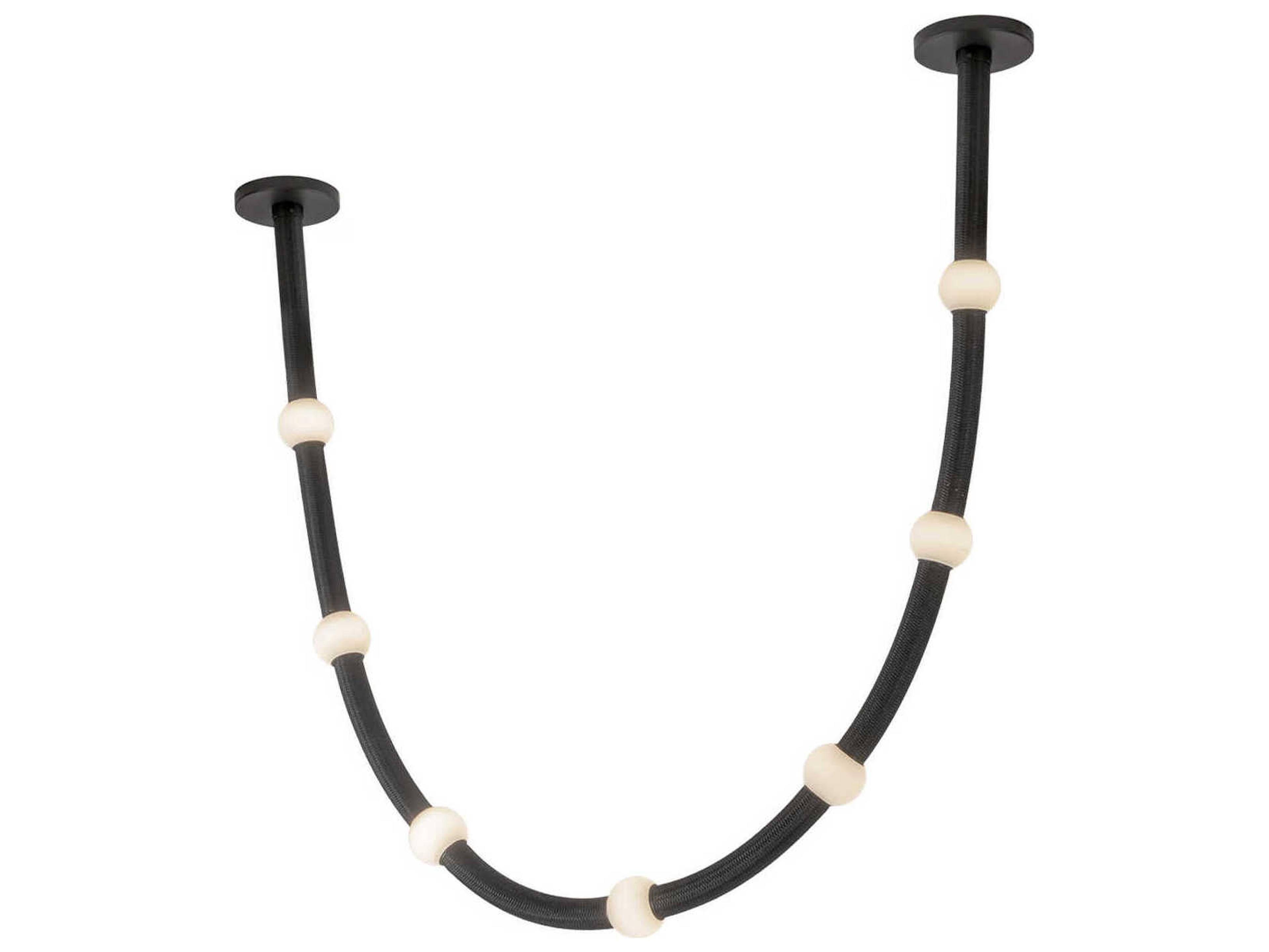 Kuzco Lighting Corda Black Linear Pendant