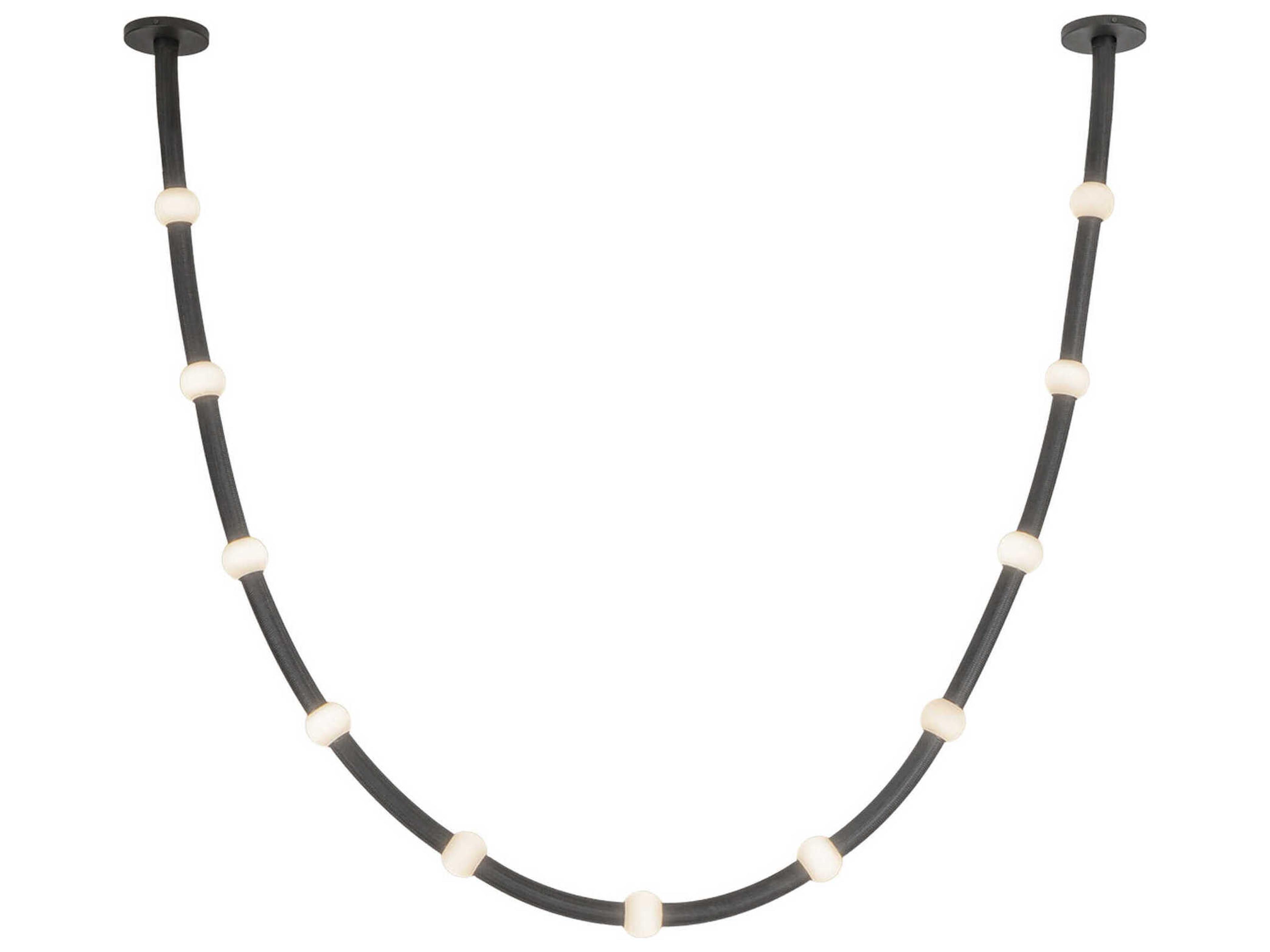 Corda Black Linear Pendant