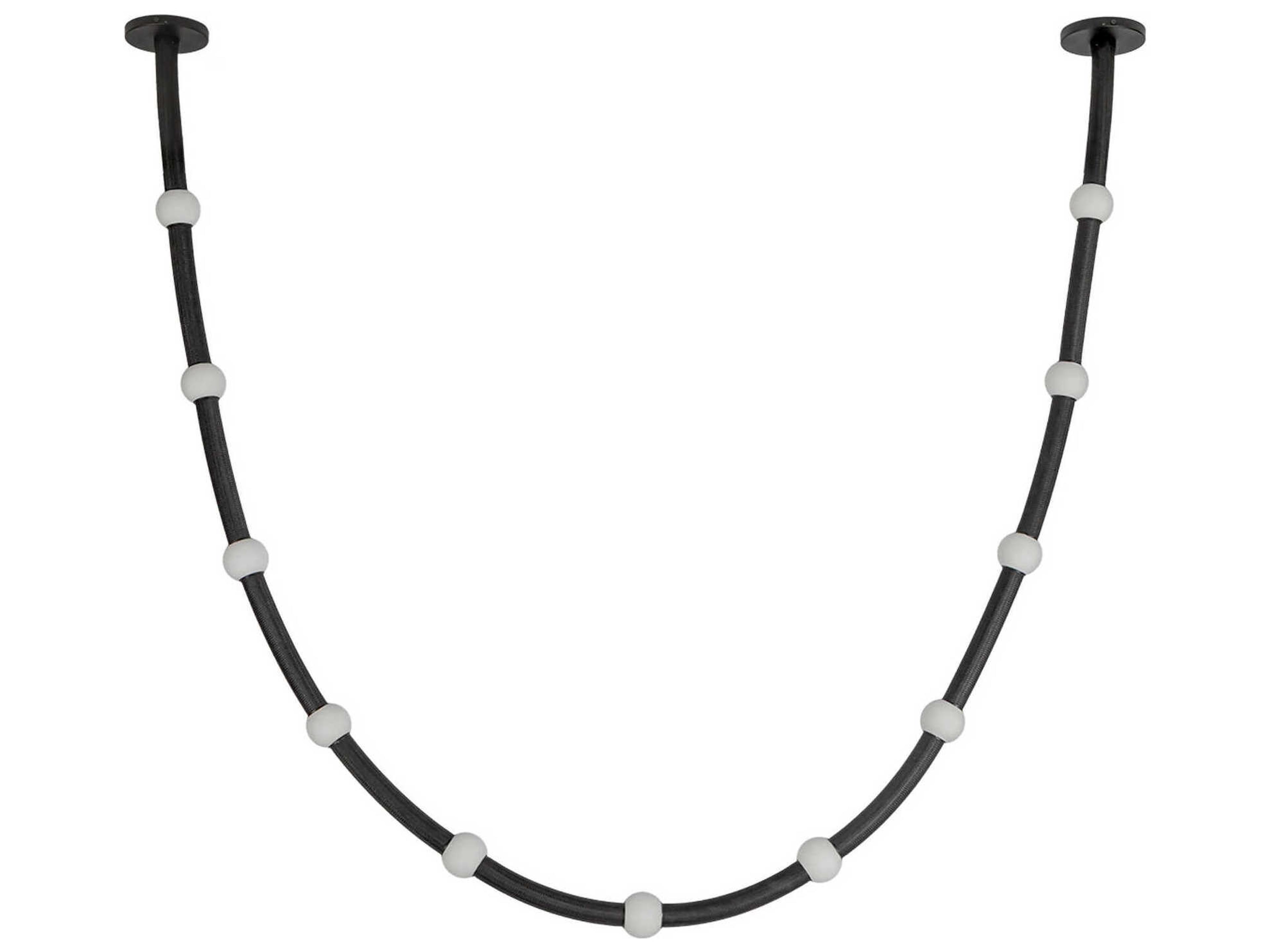 Kuzco Lighting Corda Black Linear Pendant