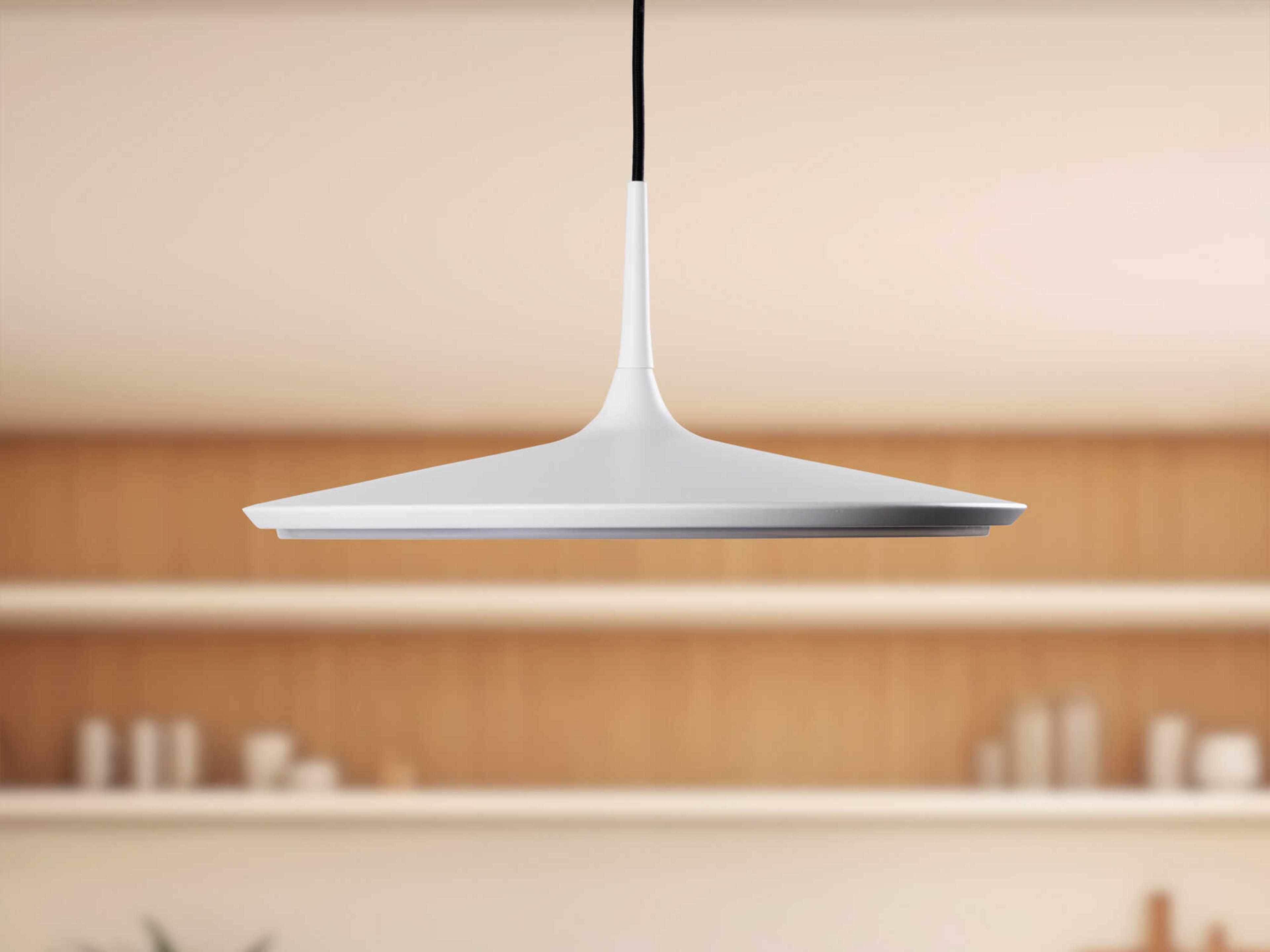 Kuzco Lighting Disc White Round Pendant