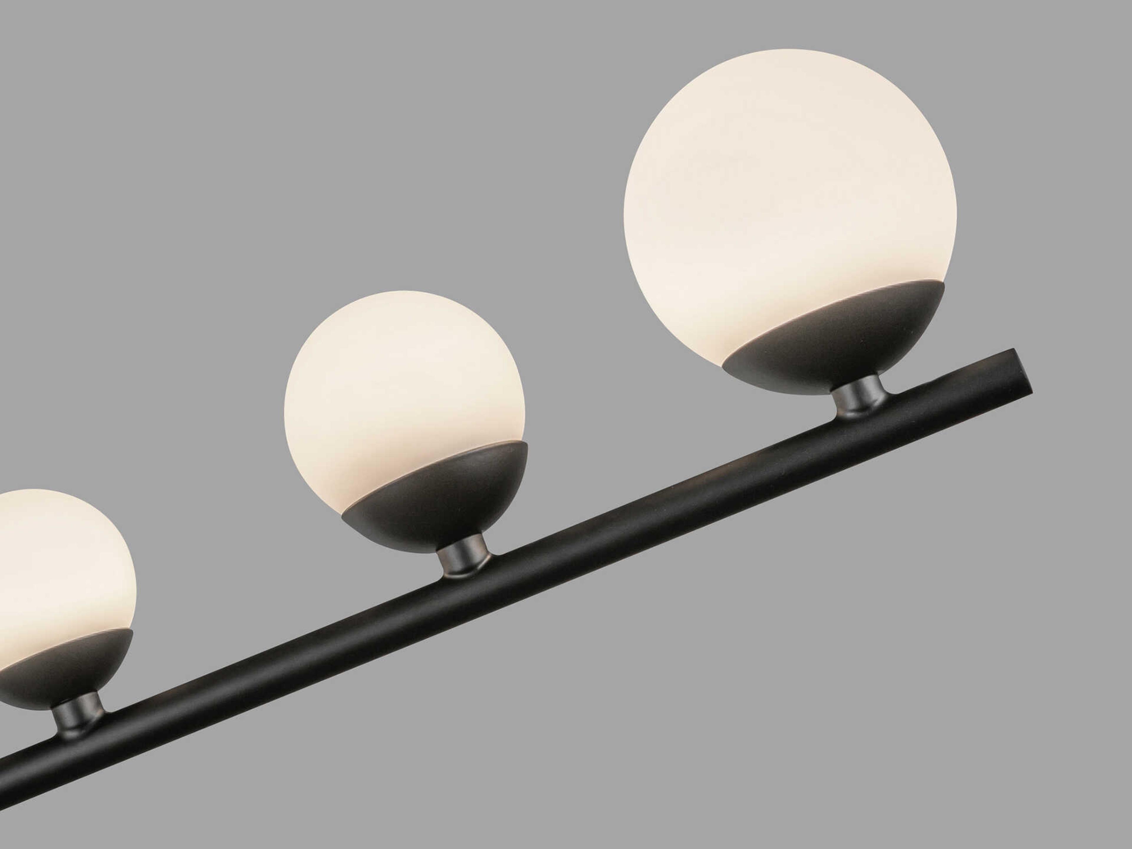 Kuzco Lighting Juniper Black Globe Island Pendant