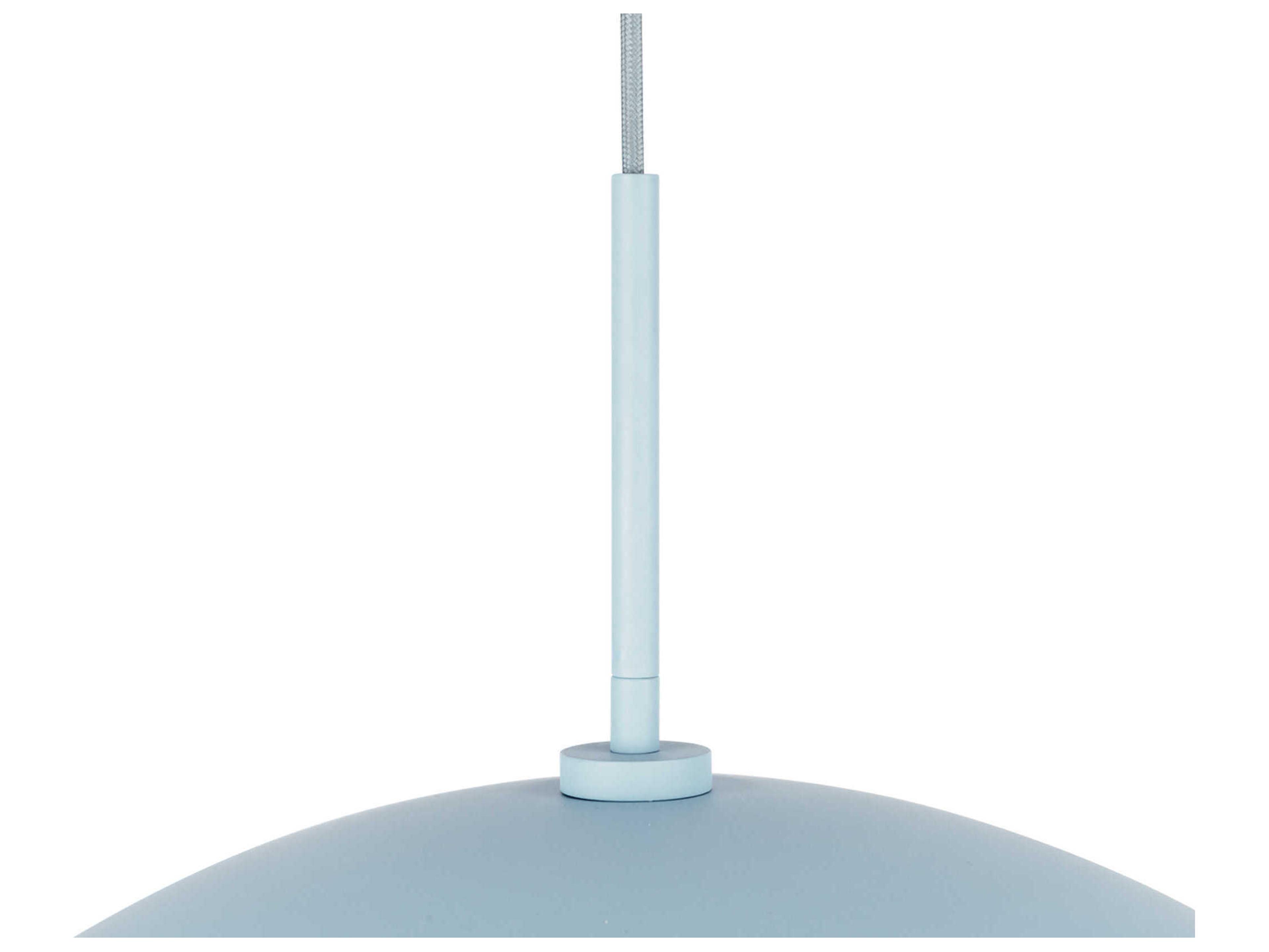 Kuzco Lighting Kirby 1-Light Cerulean Blue Dome Pendant