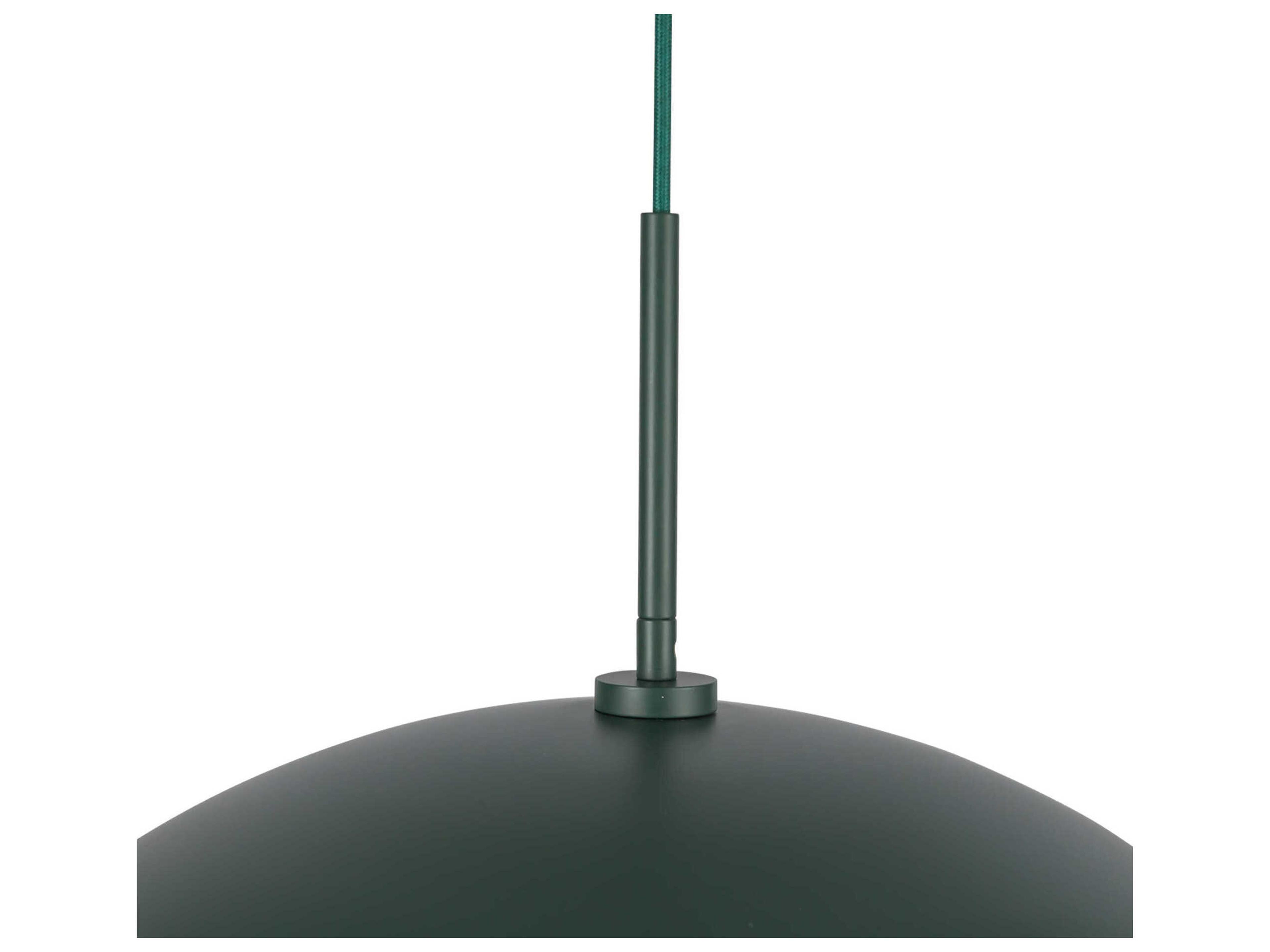 Kuzco Lighting Kirby 1-Light Pine Green Bowl Pendant