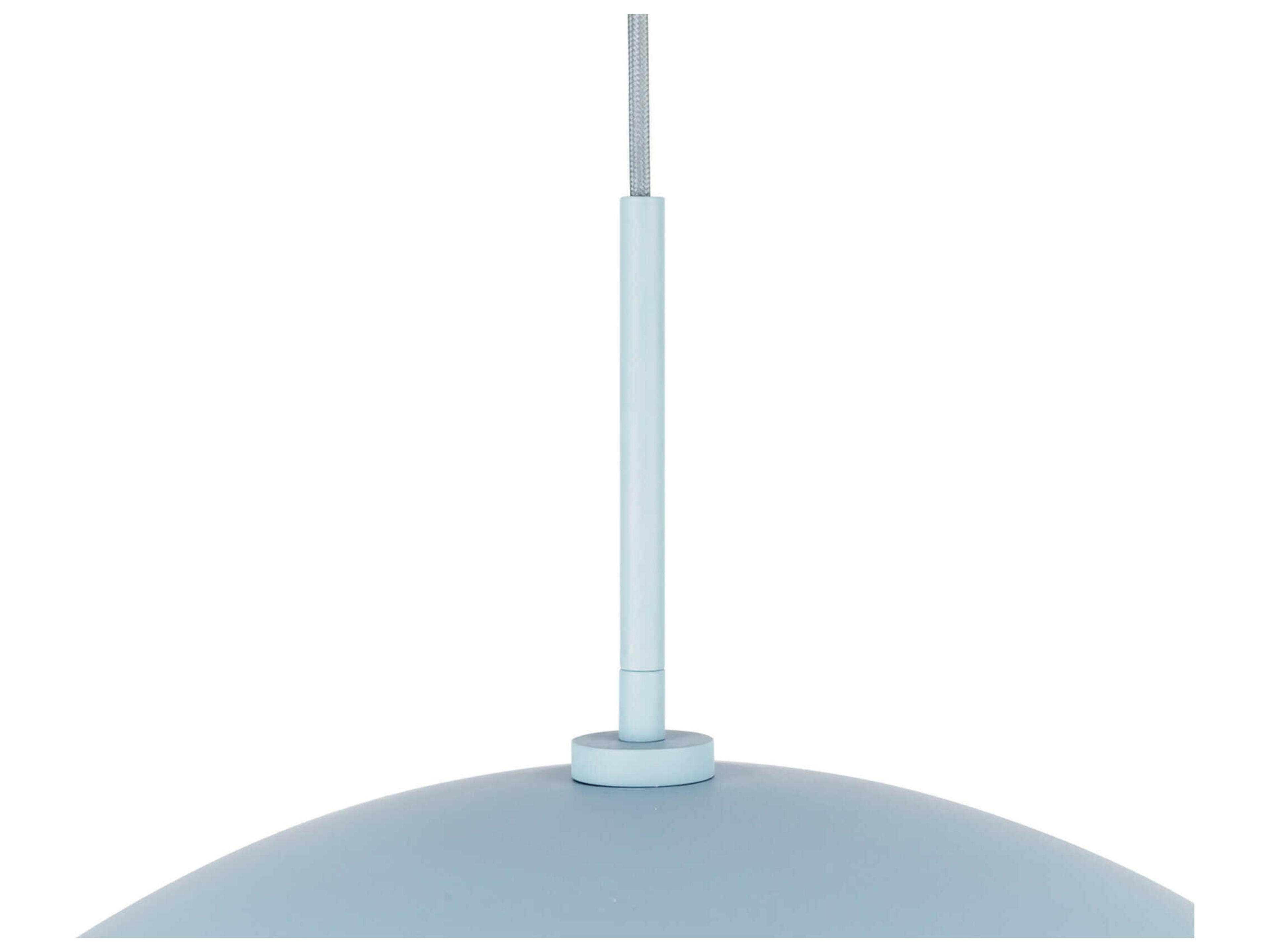 Kuzco Lighting Regent 1-Light Cerulean Blue Dome Pendant