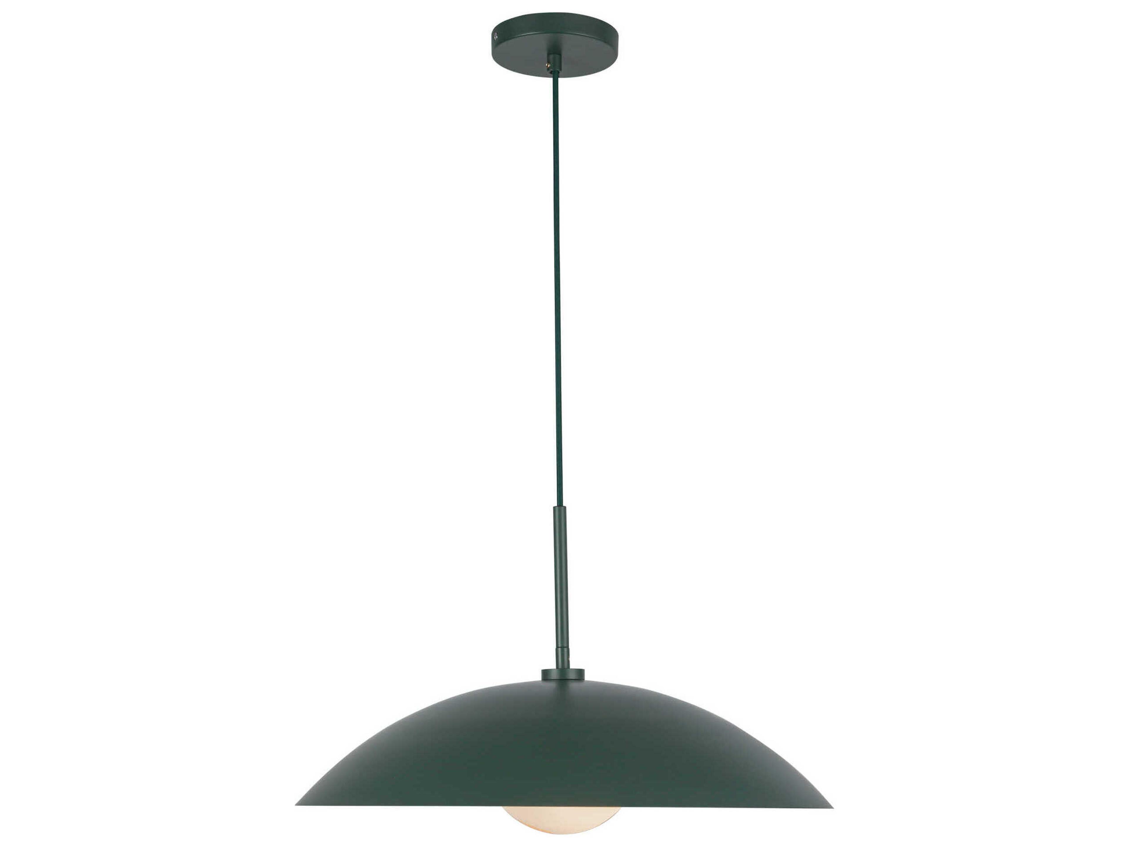 Regent Pendant 19-Inch Pine Green